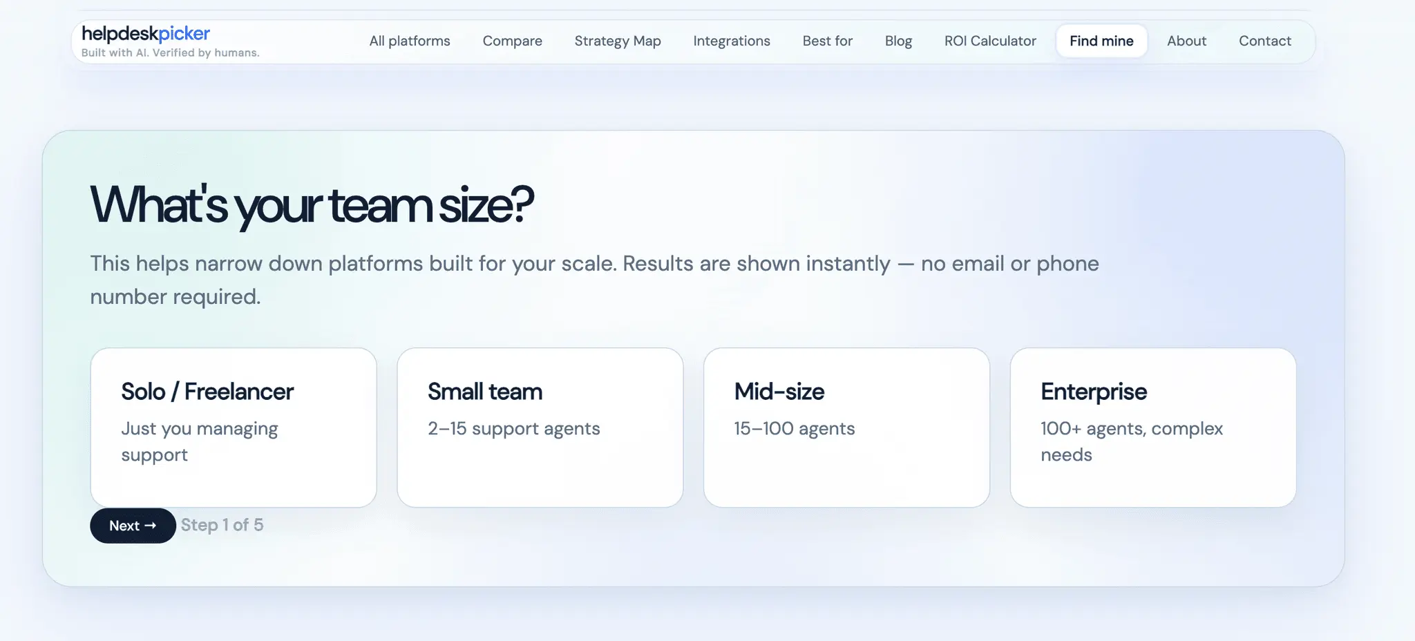 Screenshot 2 of HelpDesk Picker