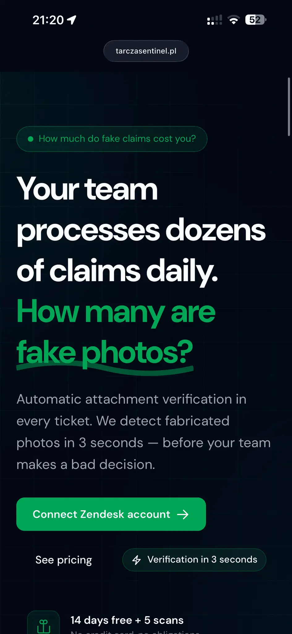 Screenshot 1 of Tarcza Sentinel