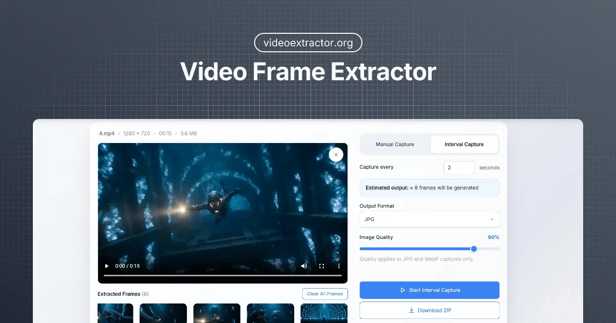 Screenshot 1 of Video Frame Extractor