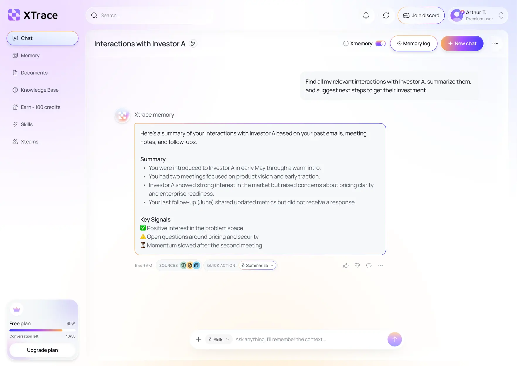 Screenshot 3 of XTrace