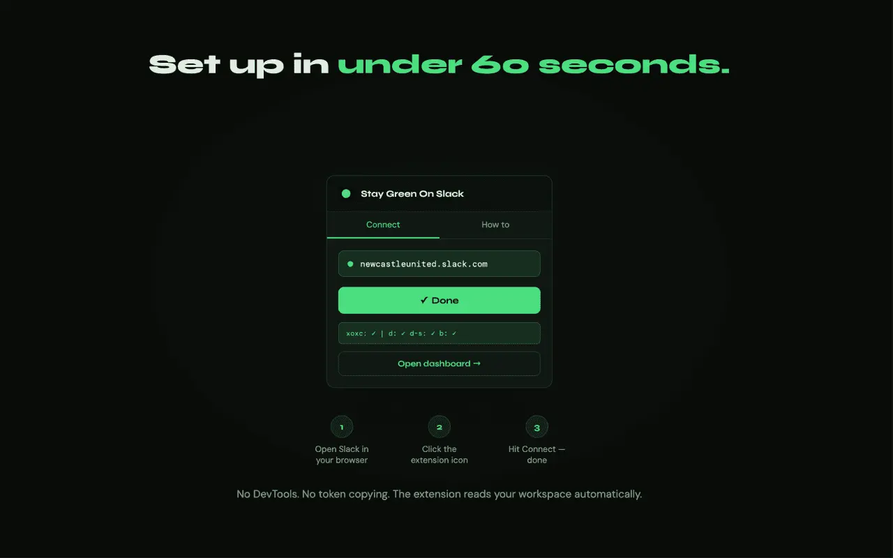 Screenshot 4 of Stay Green On Slack
