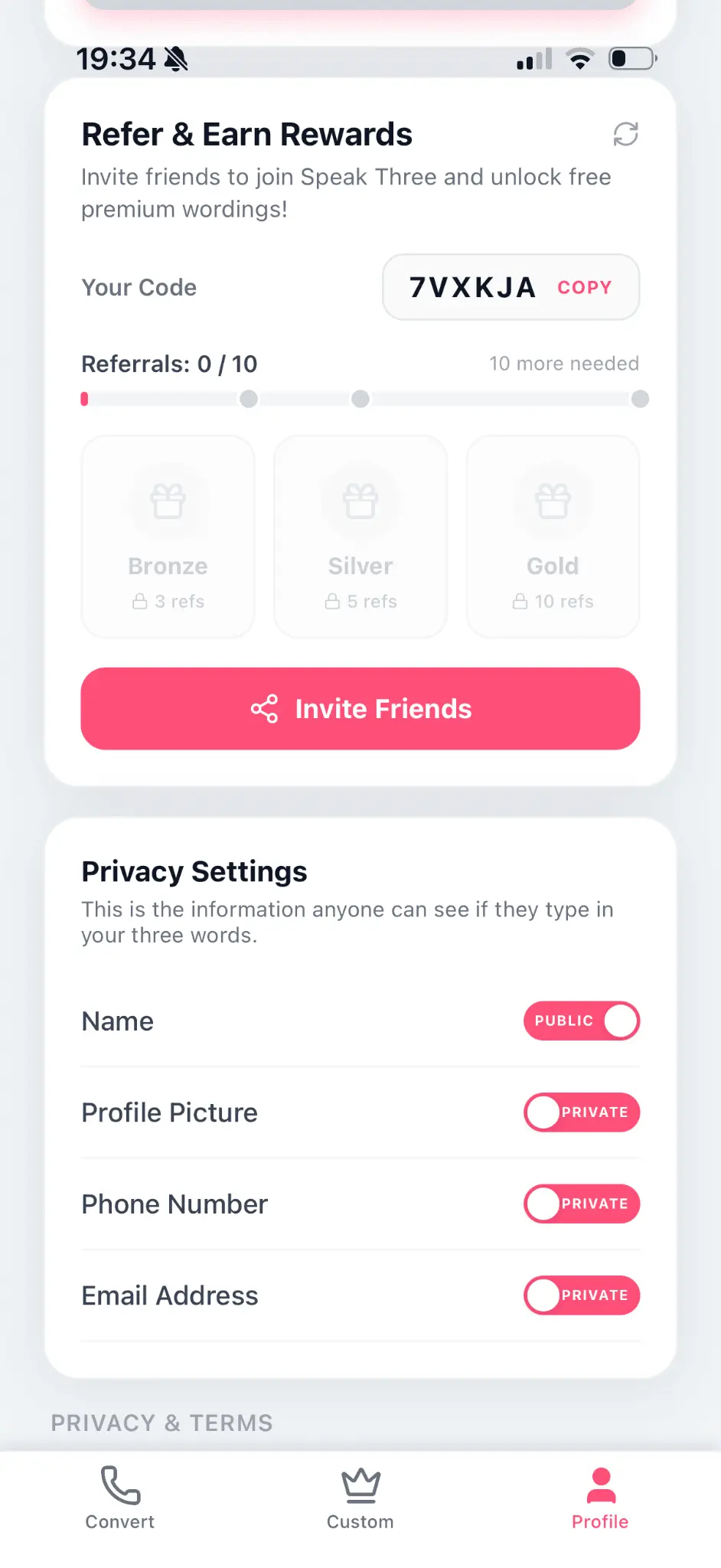 Screenshot 5 of SpeakThree