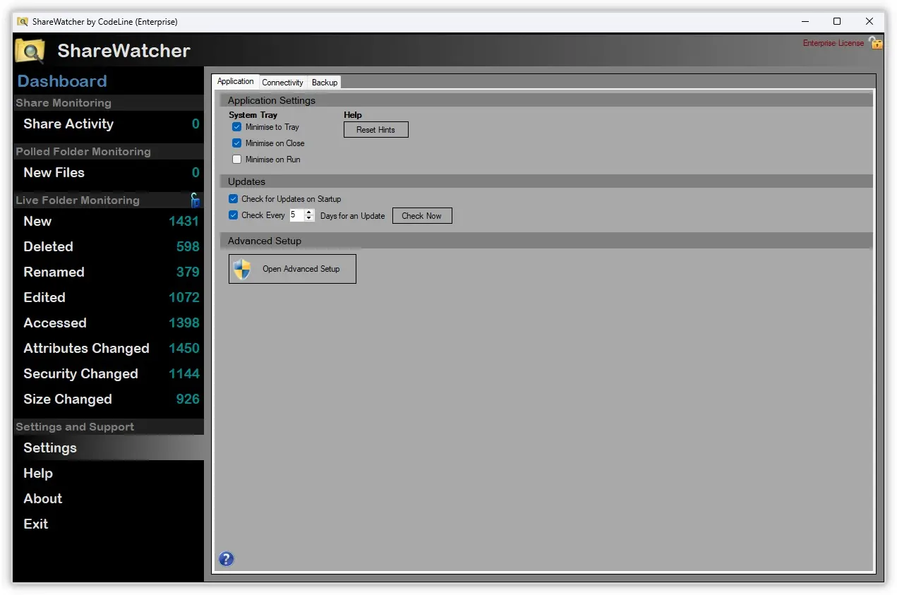 Screenshot 1 of ShareWatcher