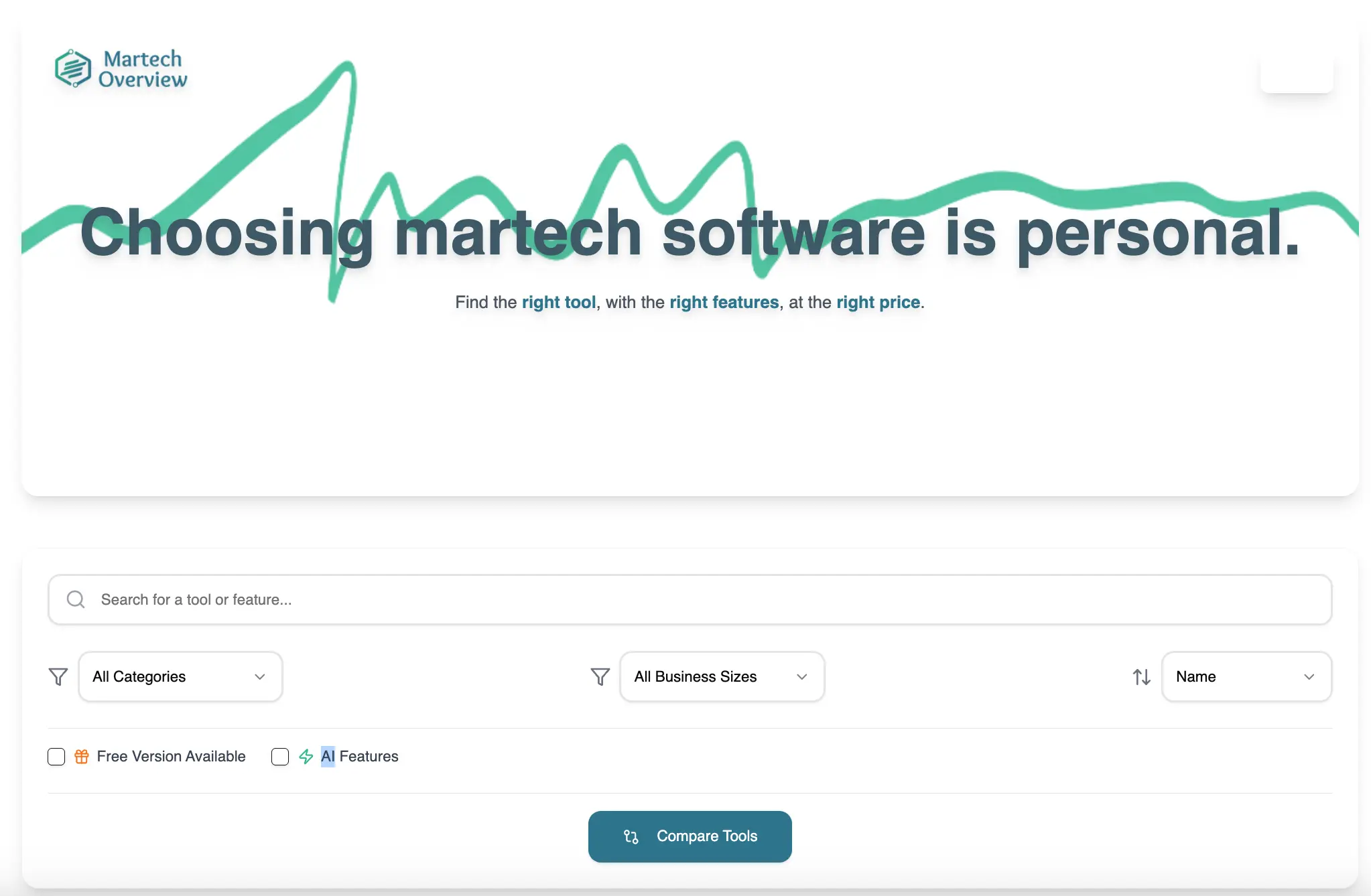 Screenshot 8 of Martech Overview