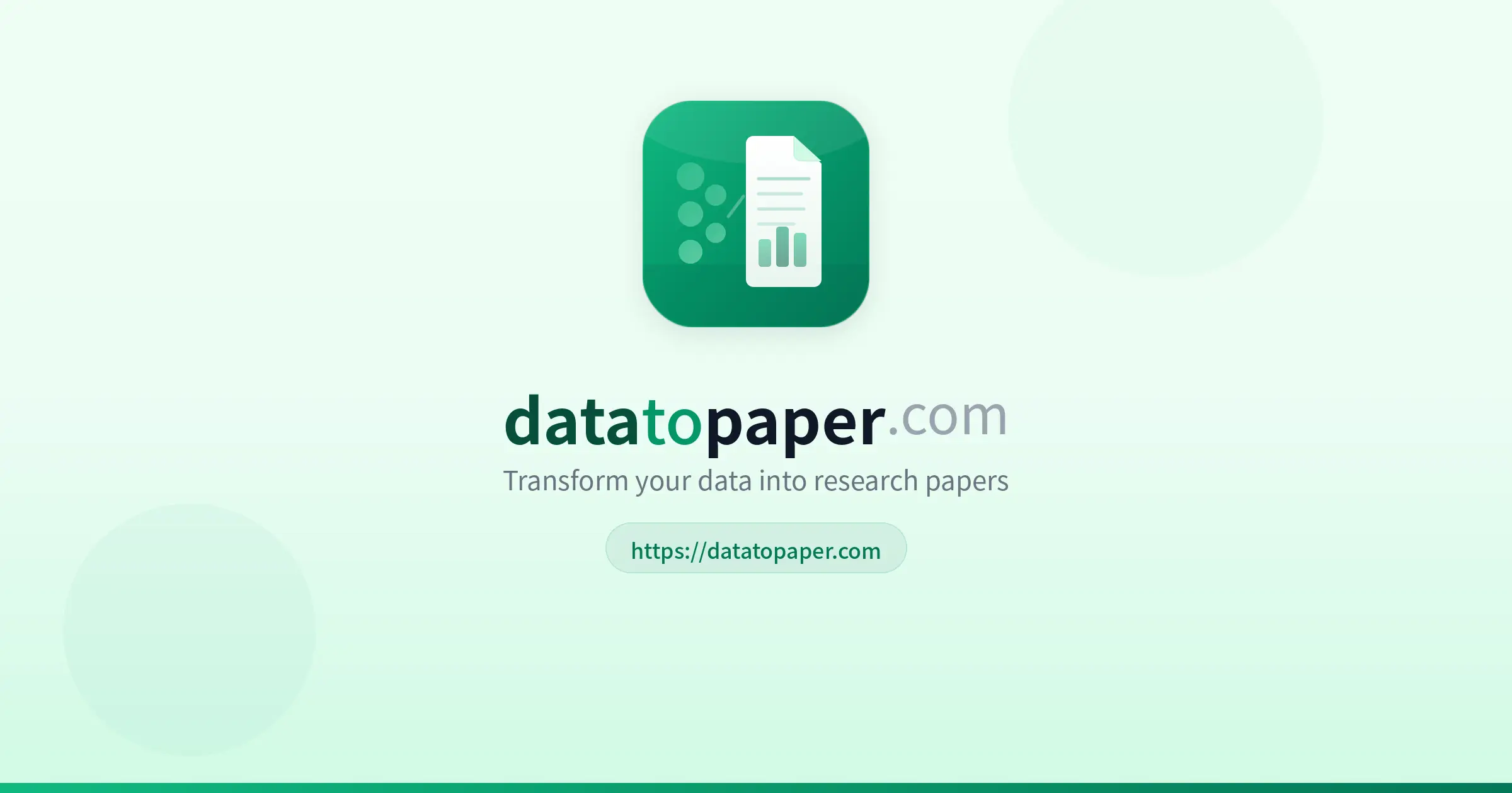Screenshot 1 of Data2Paper