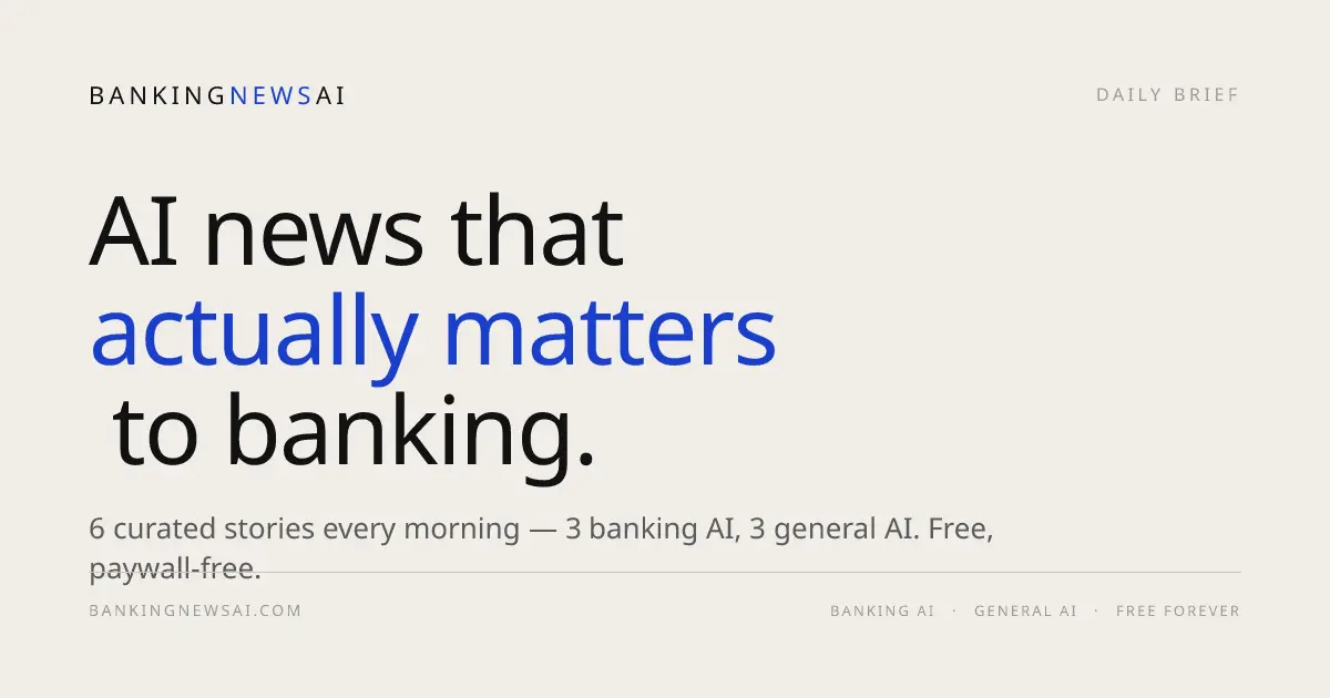 Screenshot 1 of BankingNewsAI