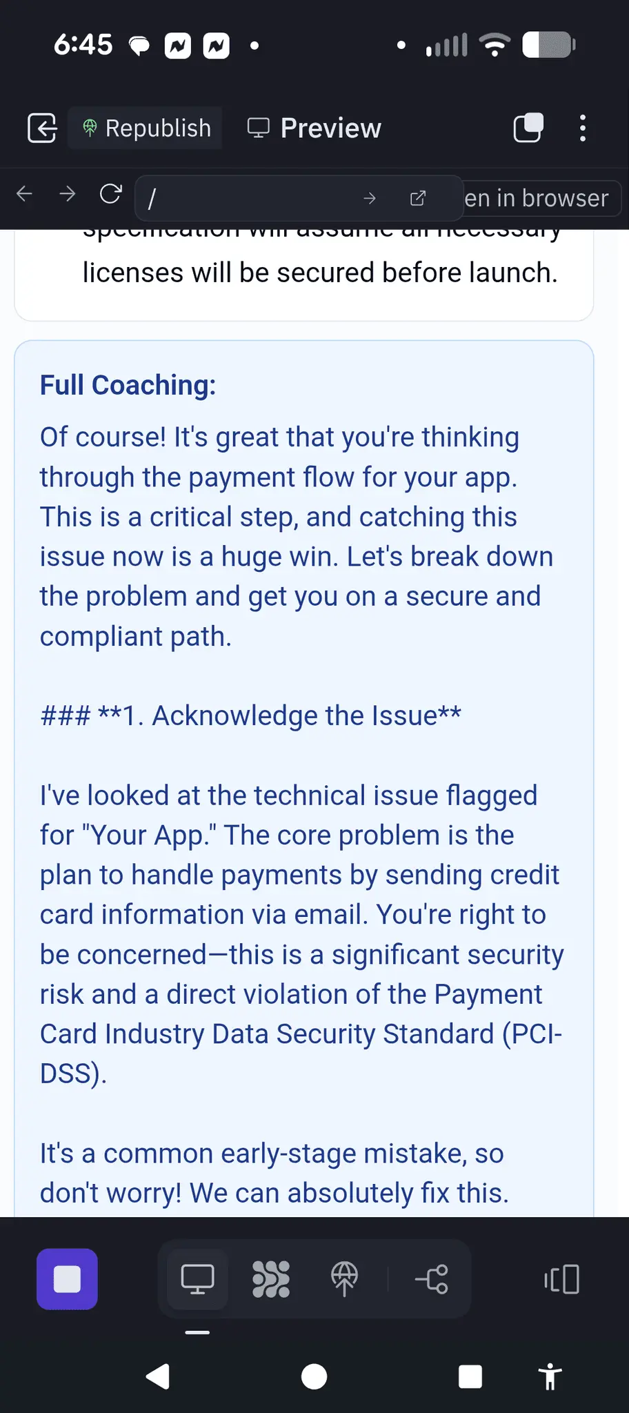 Screenshot 9 of ASSURE-CODE - Compliance Spec Assistant