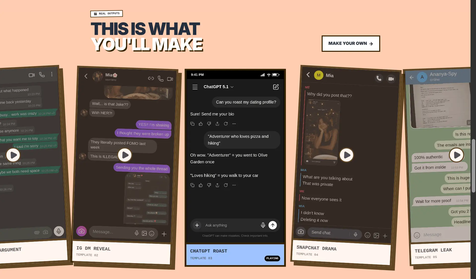 Screenshot 4 of ChatMocker.com