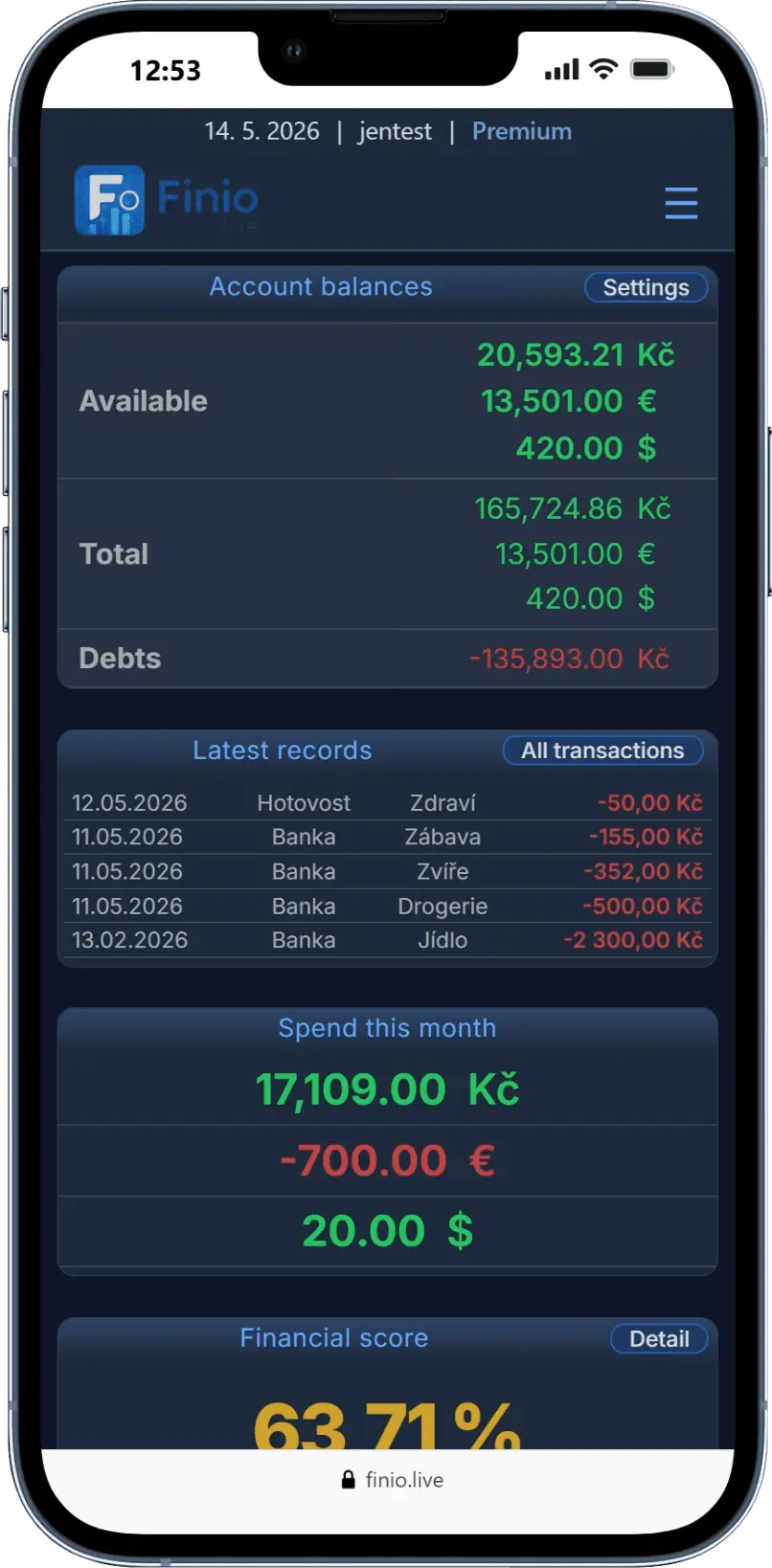 Screenshot 5 of Personal finance diary