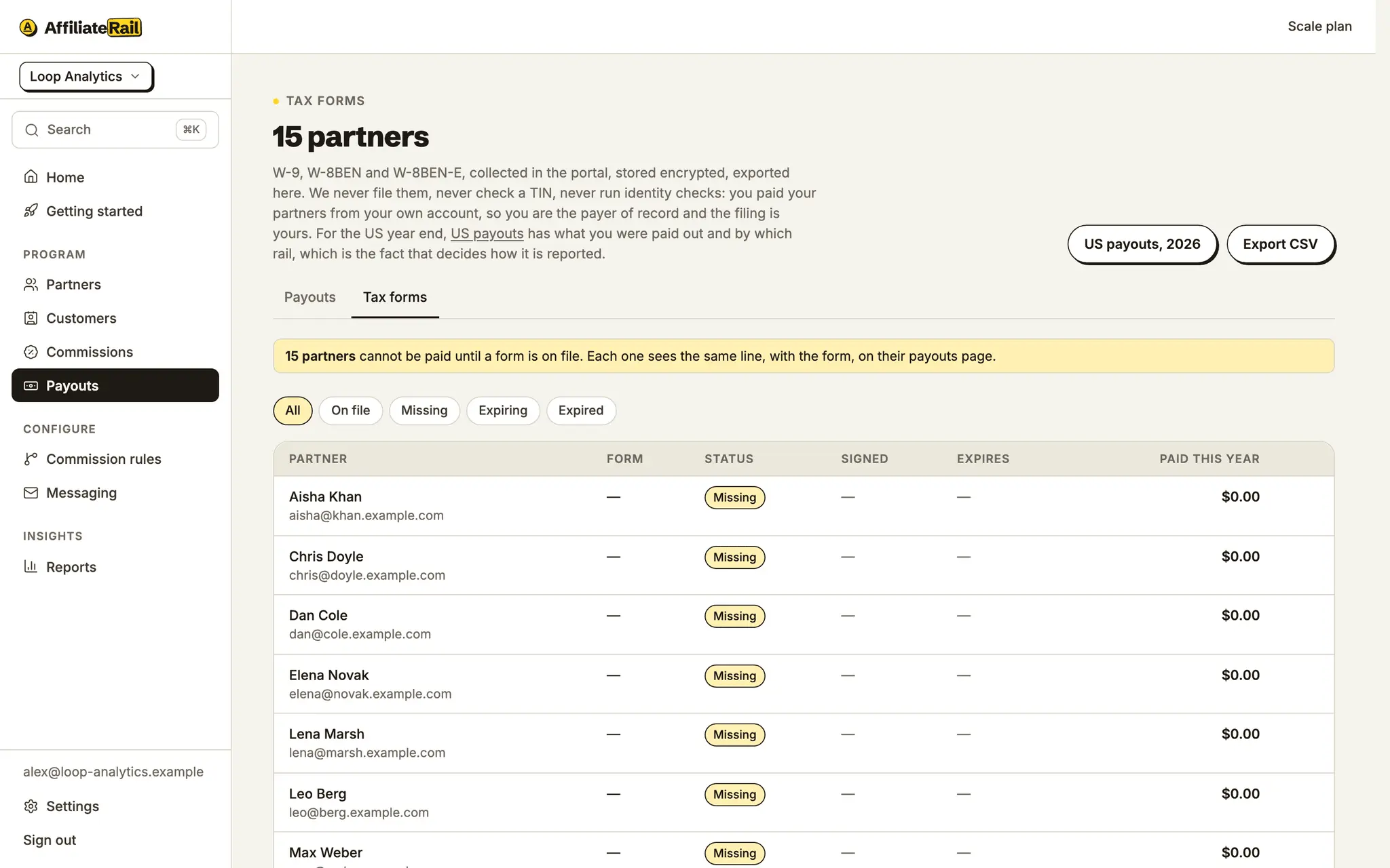 Screenshot 10 of AffiliateRail