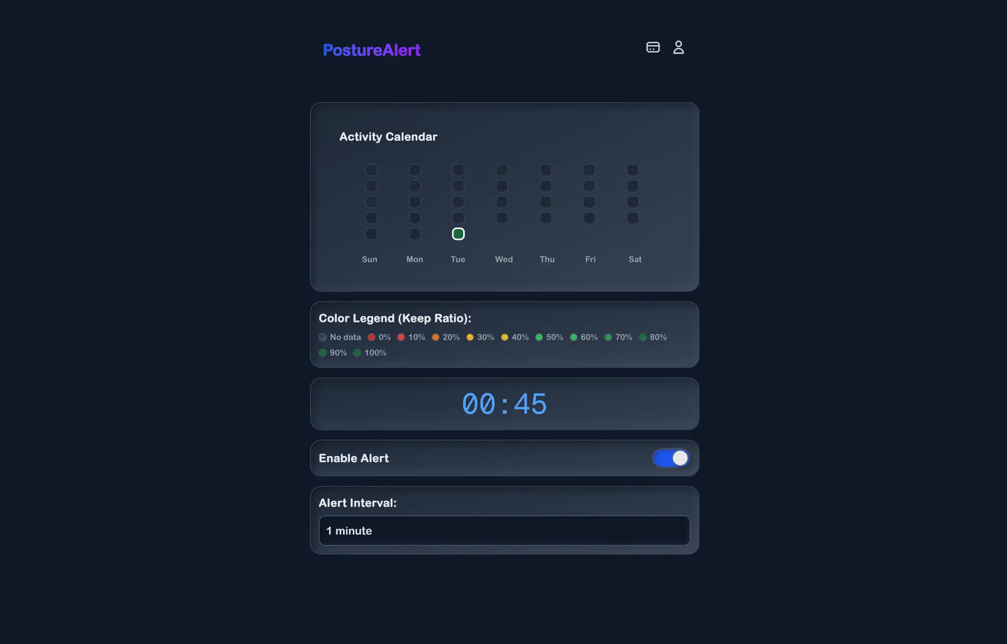 Screenshot 3 of Posture Alert