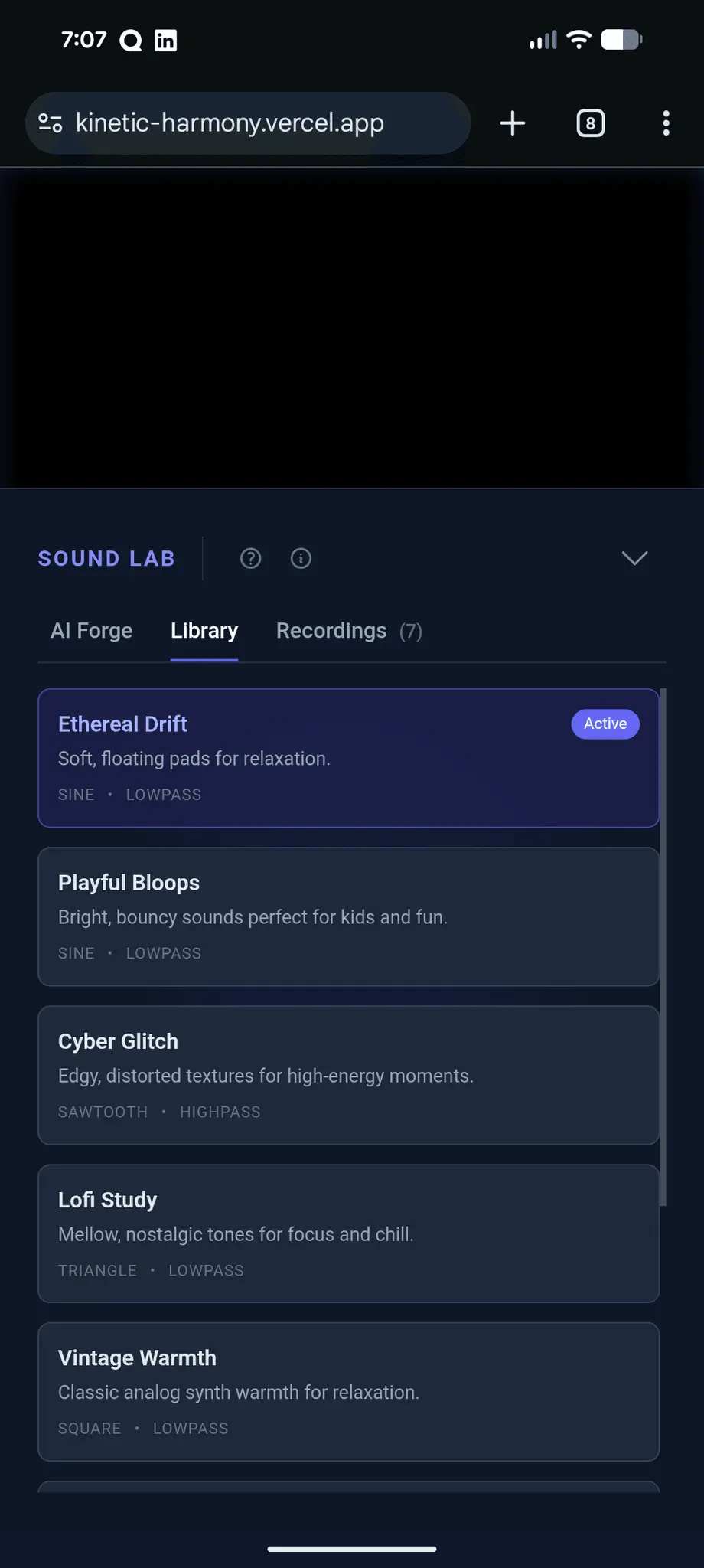 Screenshot 2 of Kinetic Harmony