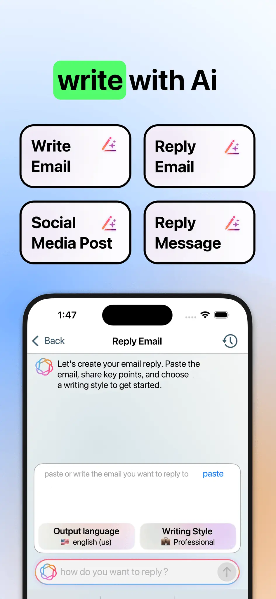 Screenshot 2 of AnyWrite – AI Keyboard