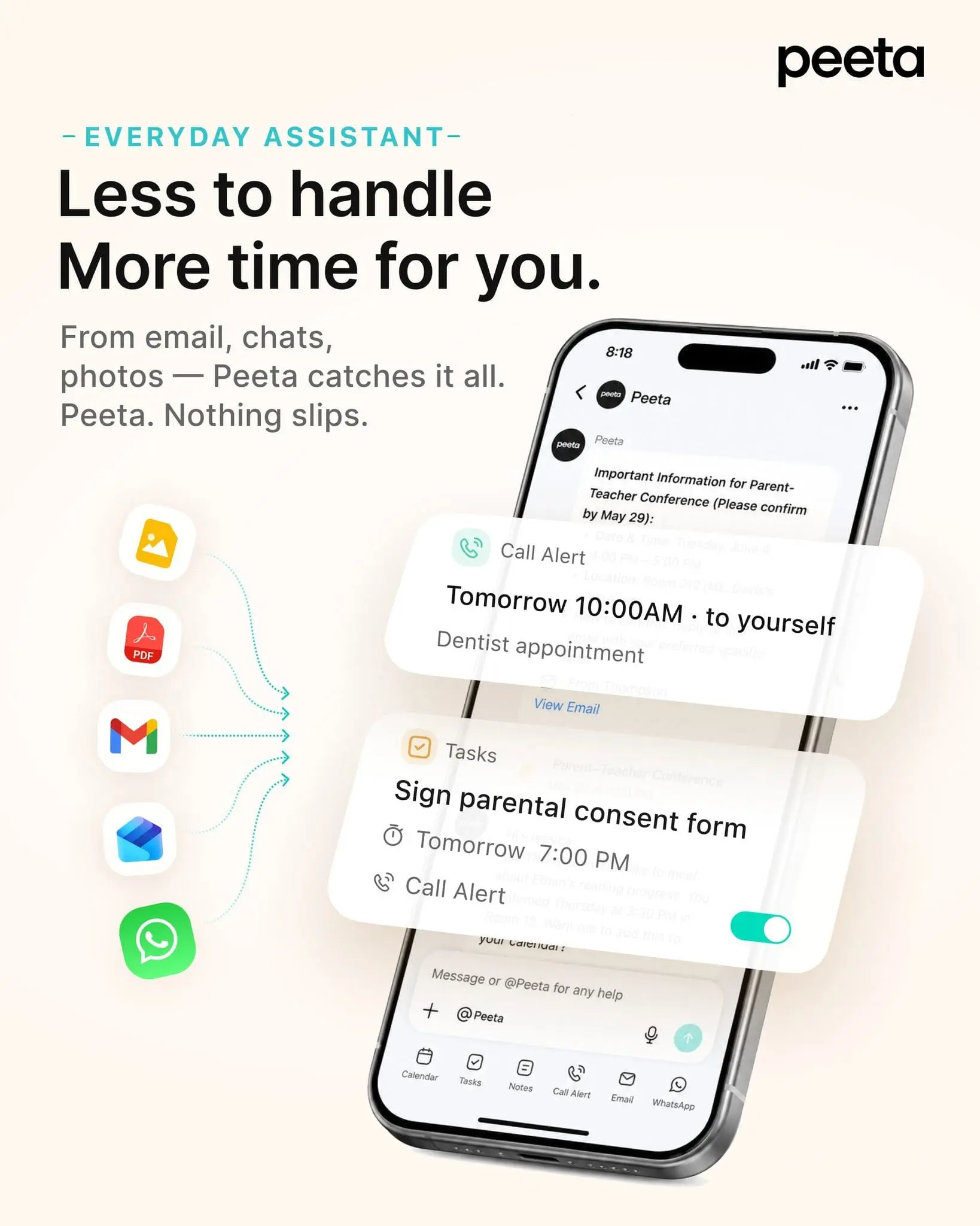 Screenshot 1 of Peeta Your Everyday AI Assisstant
