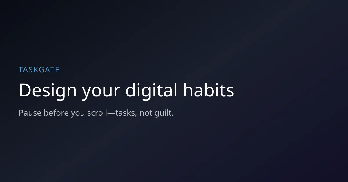 Screenshot 1 of TaskGate