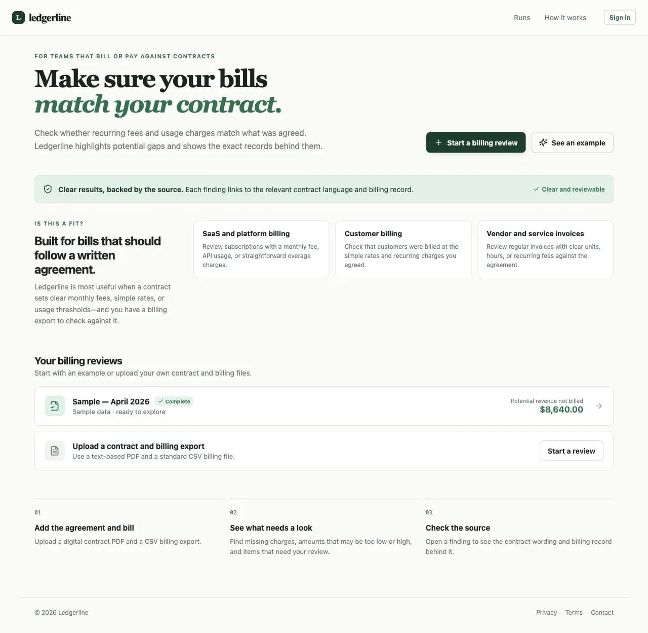 Screenshot 2 of Ledgerline