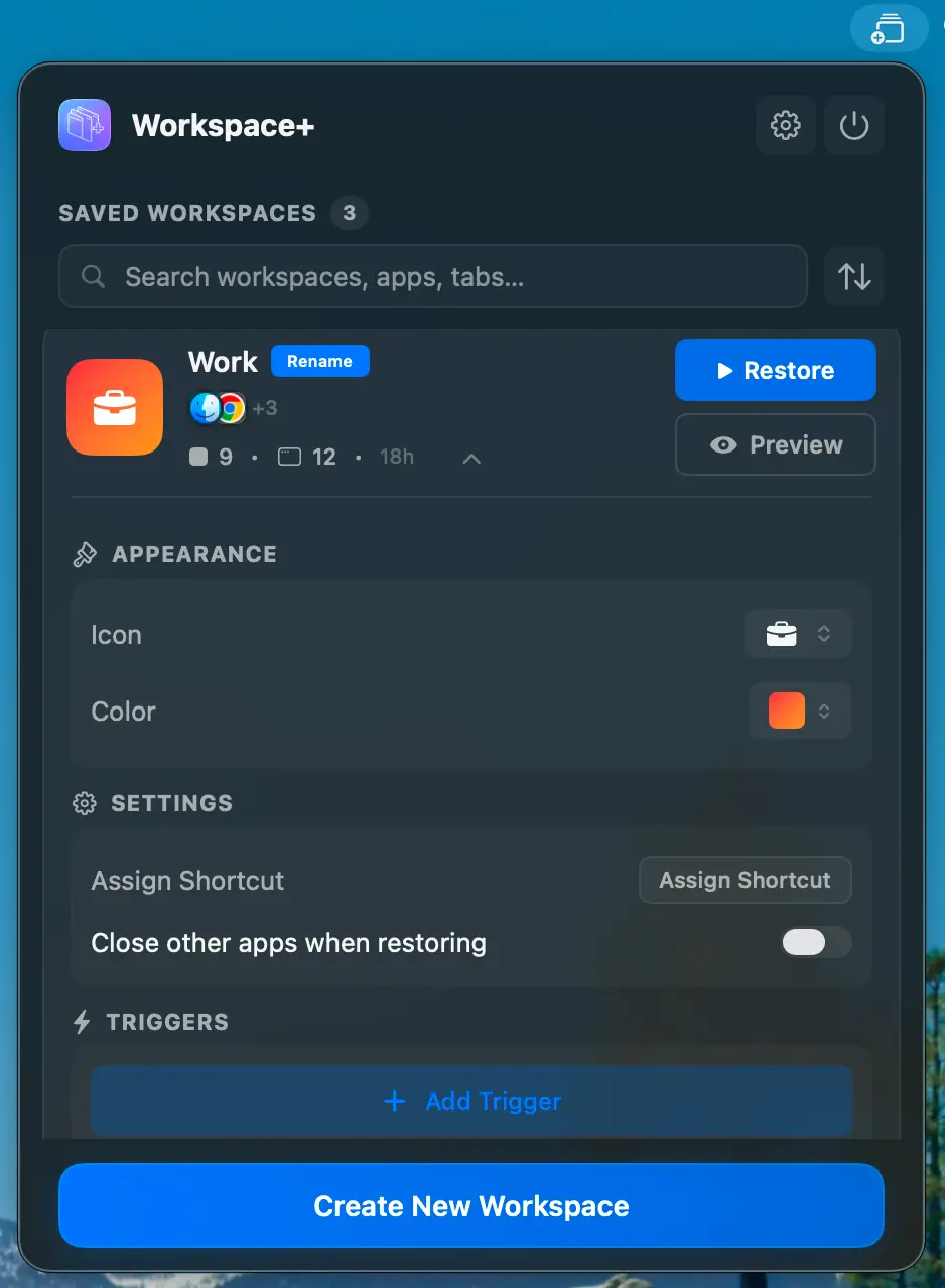 Screenshot 1 of Workspace+