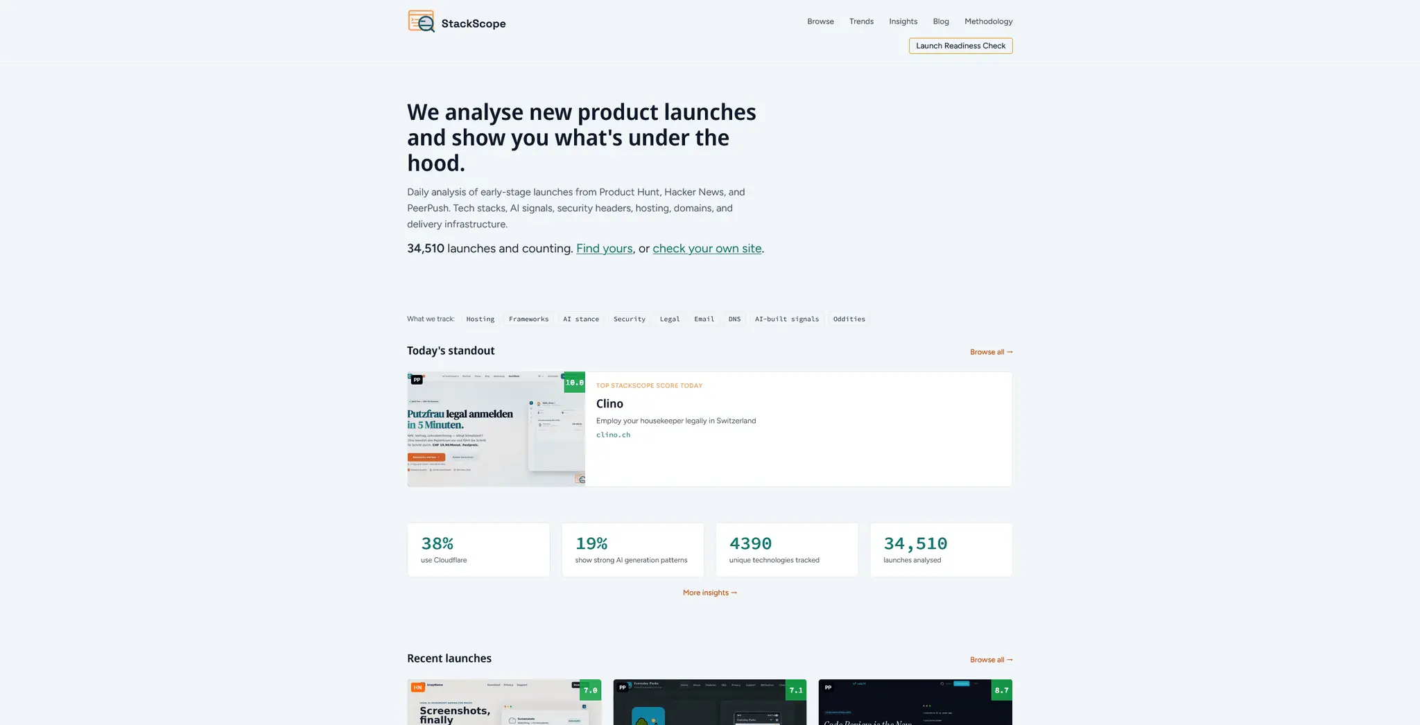 Screenshot 4 of StackScope Launch Readiness Check