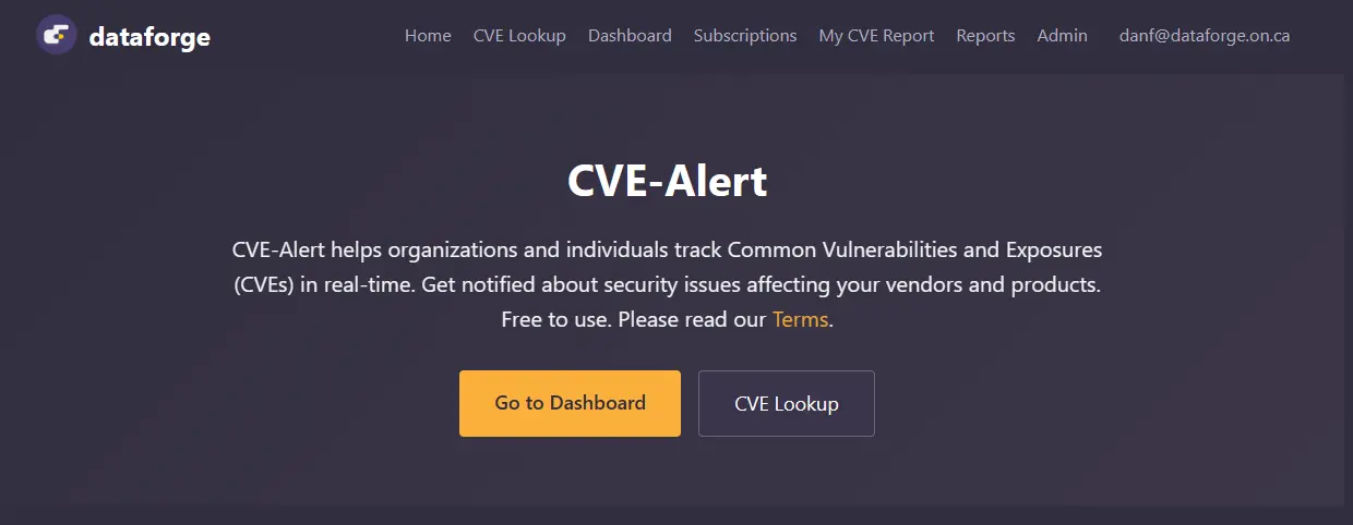 Screenshot 5 of CVE-Alert