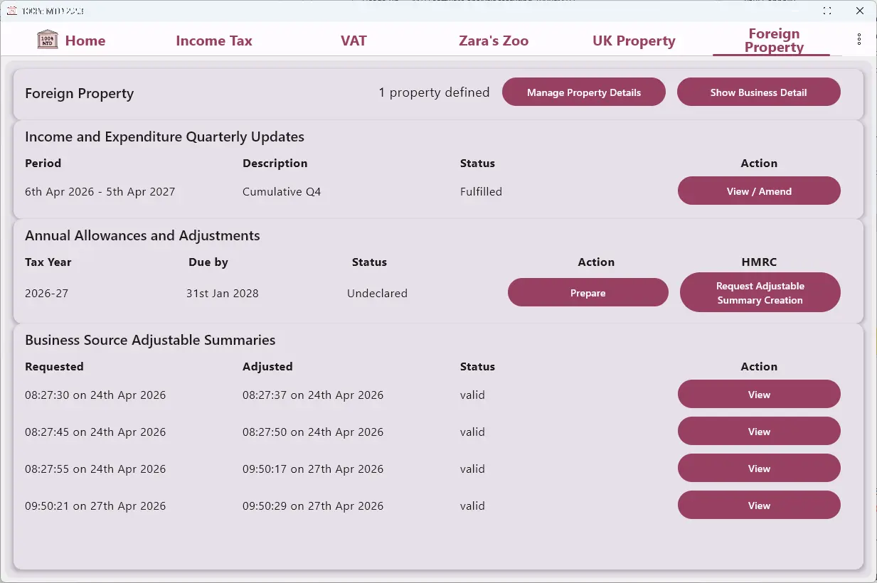 Screenshot 2 of Best MTD Income Tax Bridging Software UK