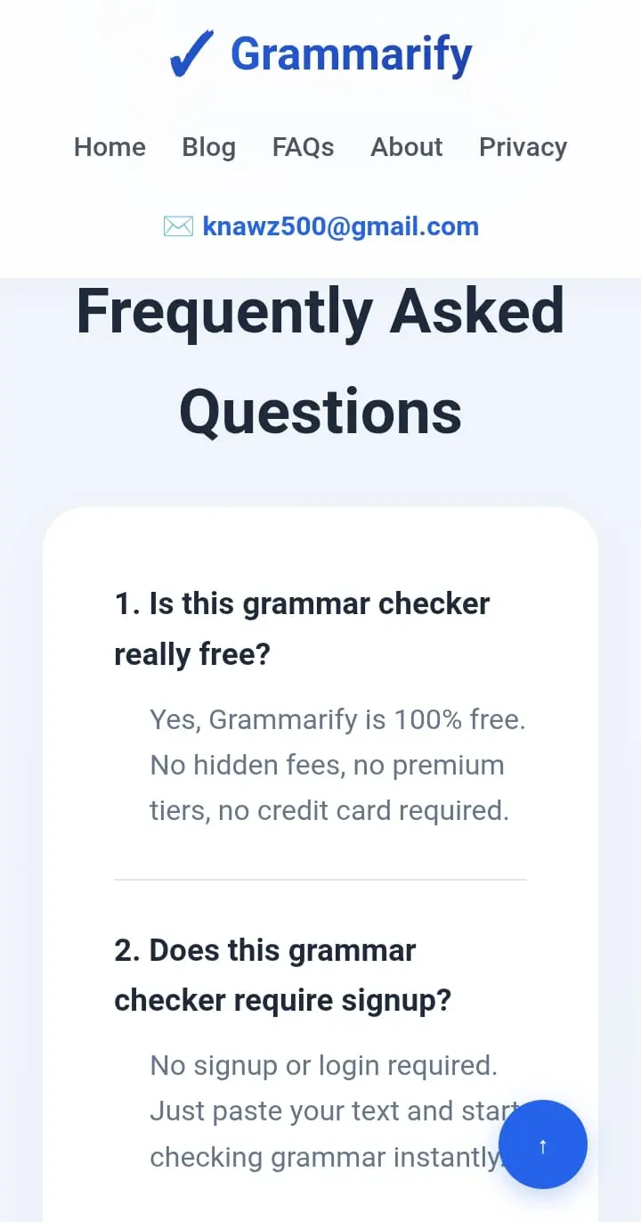 Screenshot 1 of Grammarify