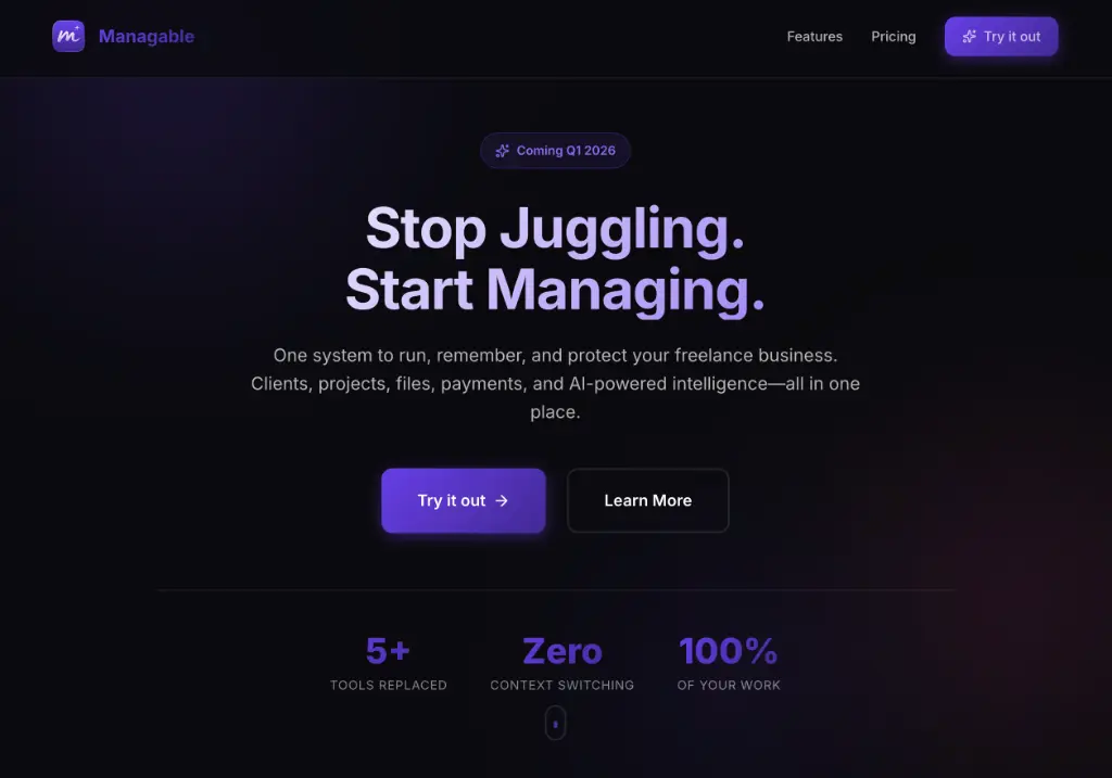 Screenshot 1 of Managable