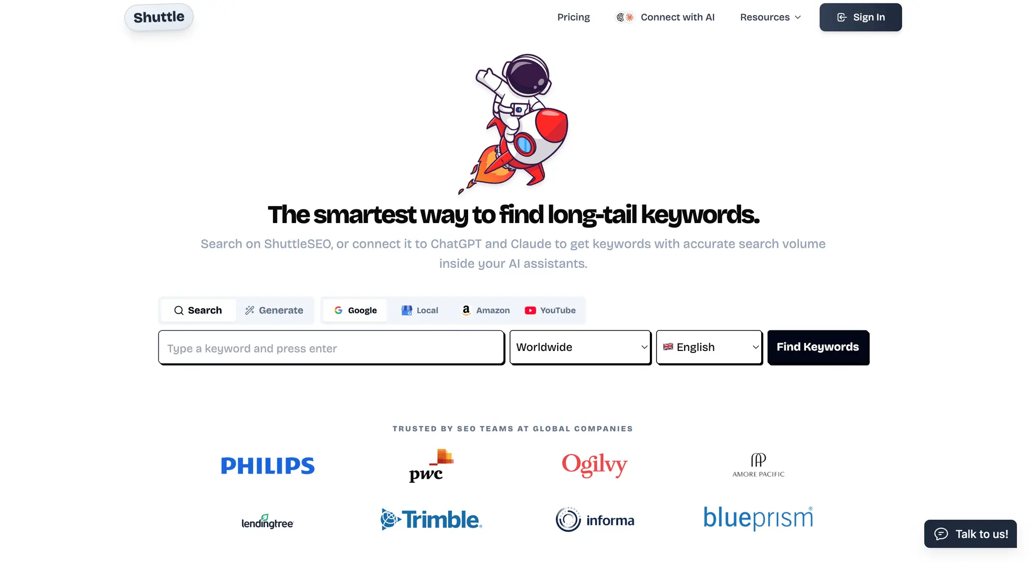 Screenshot 1 of ShuttleSEO