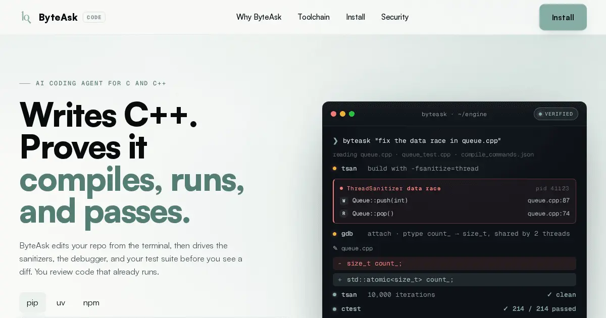 Screenshot 1 of ByteAsk