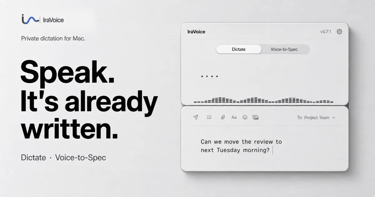 Screenshot 1 of IraVoice