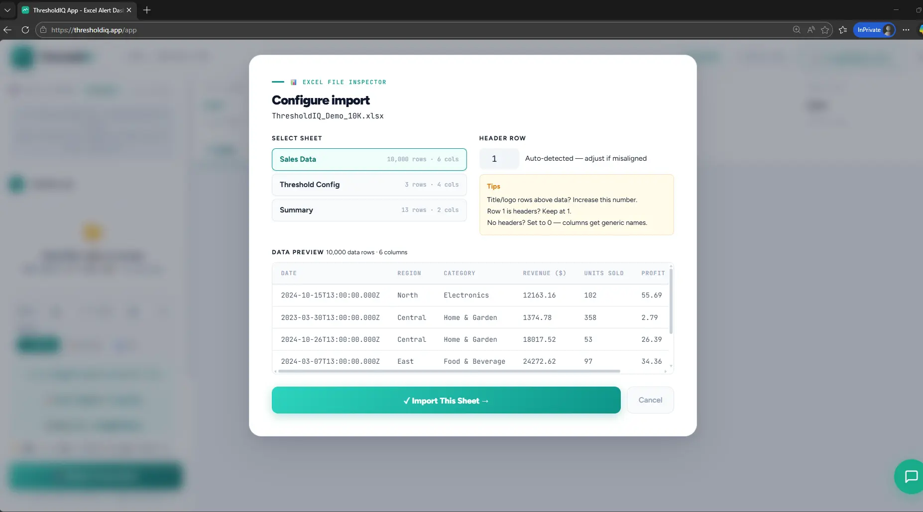 Screenshot 3 of ThresholdIQ