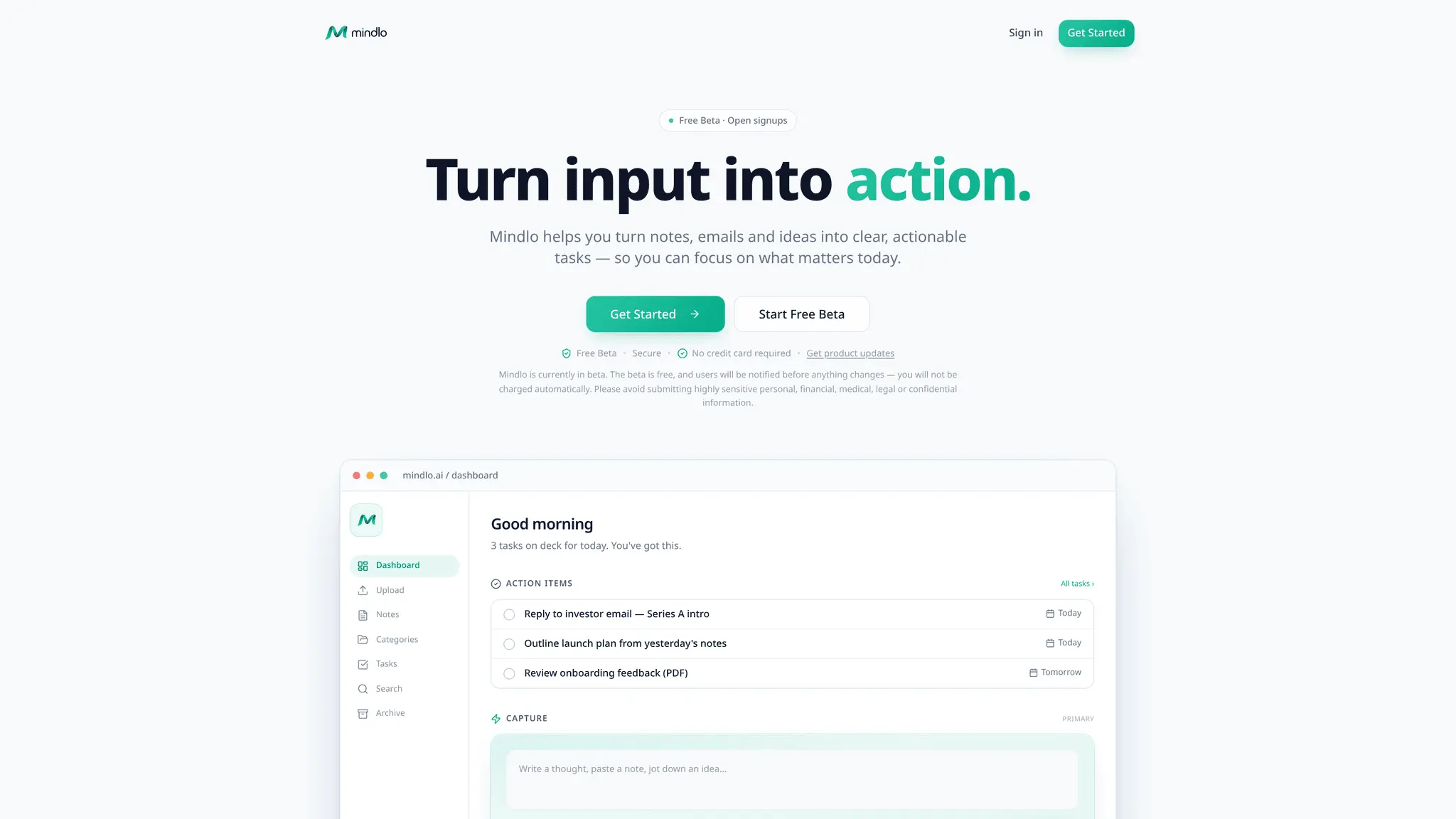 Screenshot 1 of Mindlo