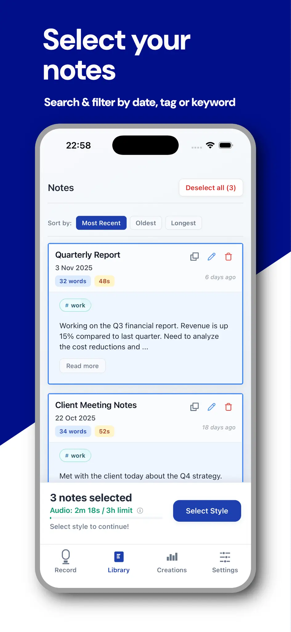 Screenshot 3 of Side Note