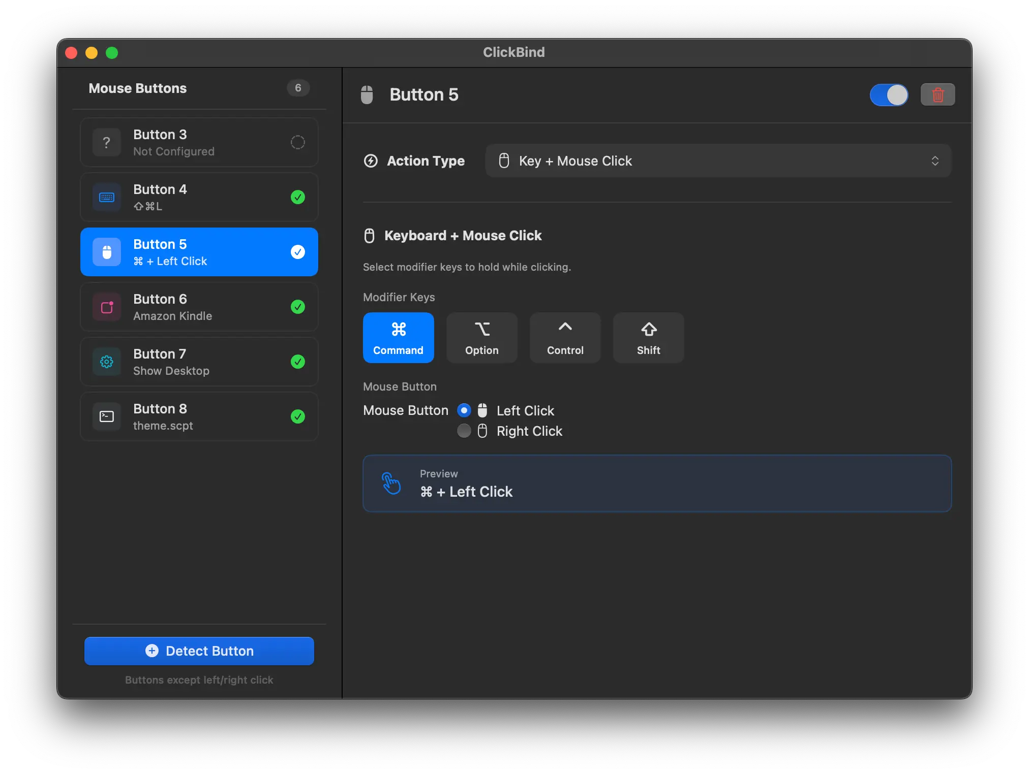 Screenshot 3 of ClickBind