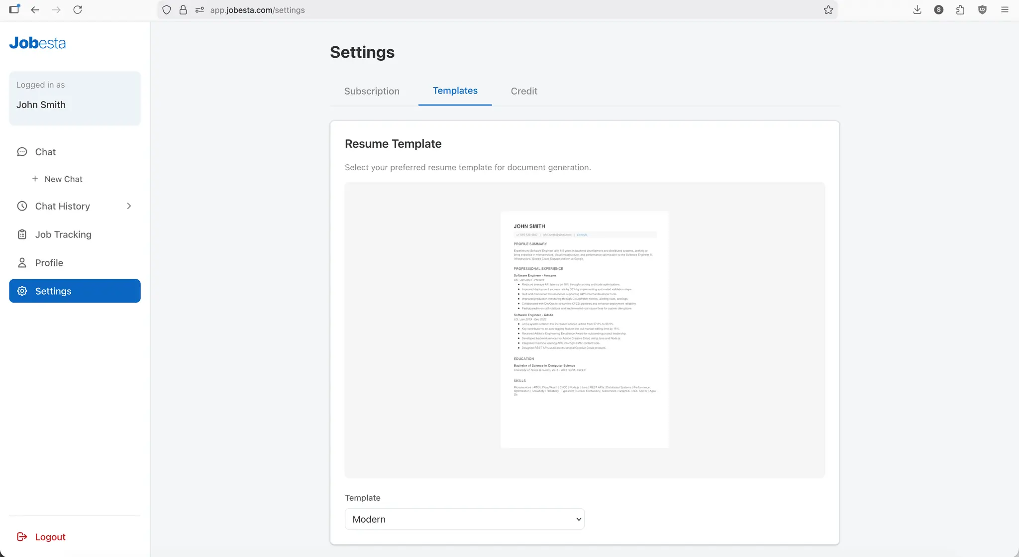 Screenshot 2 of Jobesta