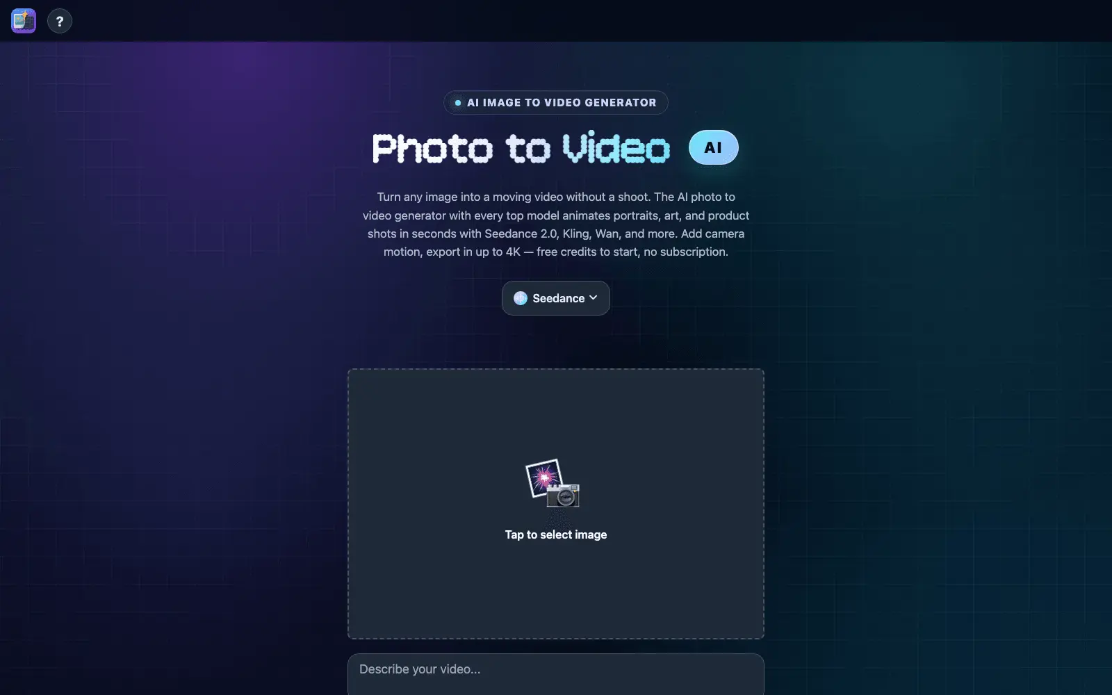 Screenshot 1 of Photo to Video