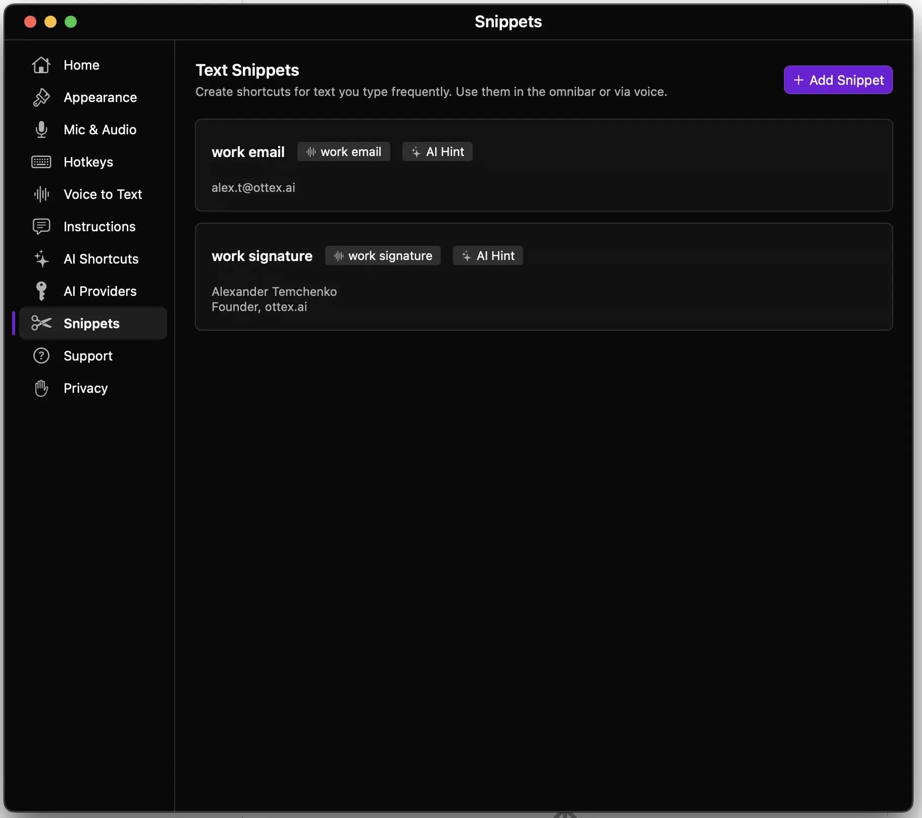 Screenshot 5 of Ottex AI
