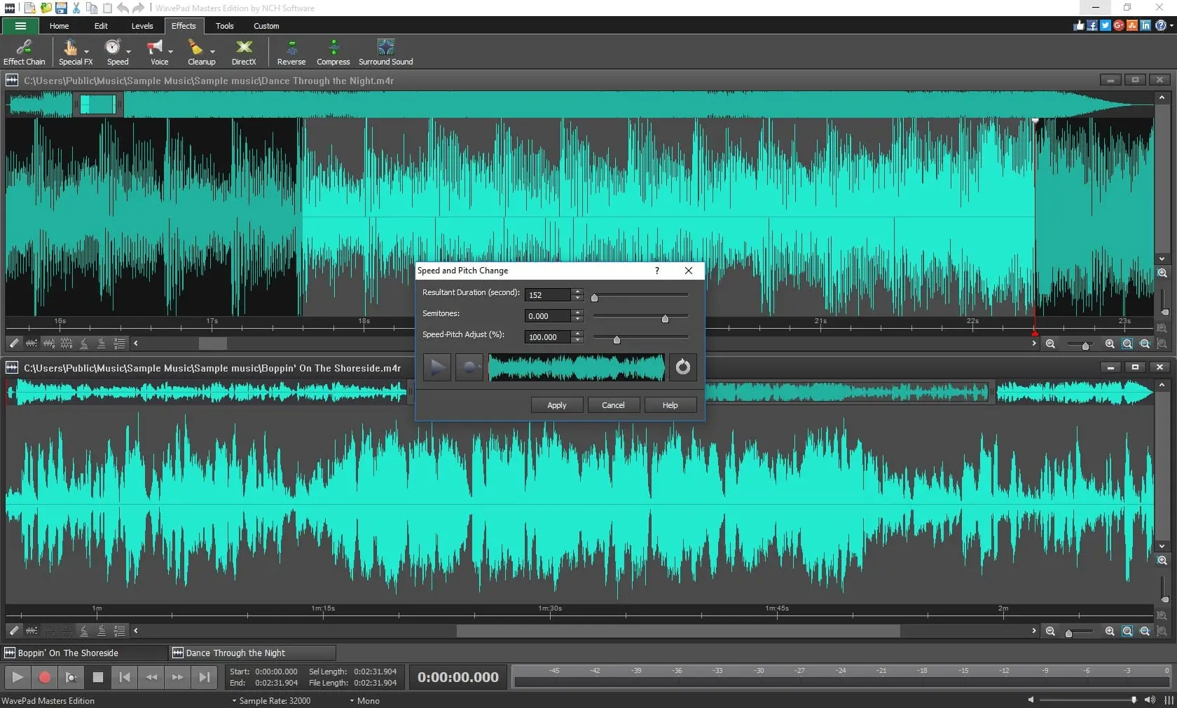 Screenshot 1 of WavePad: AI-powered audio editing
