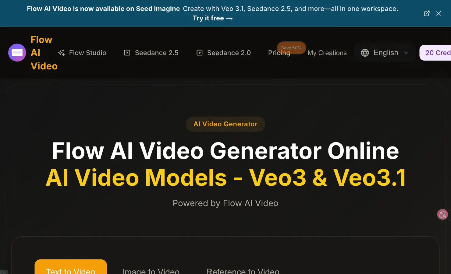 Screenshot 1 of Flow AI Video