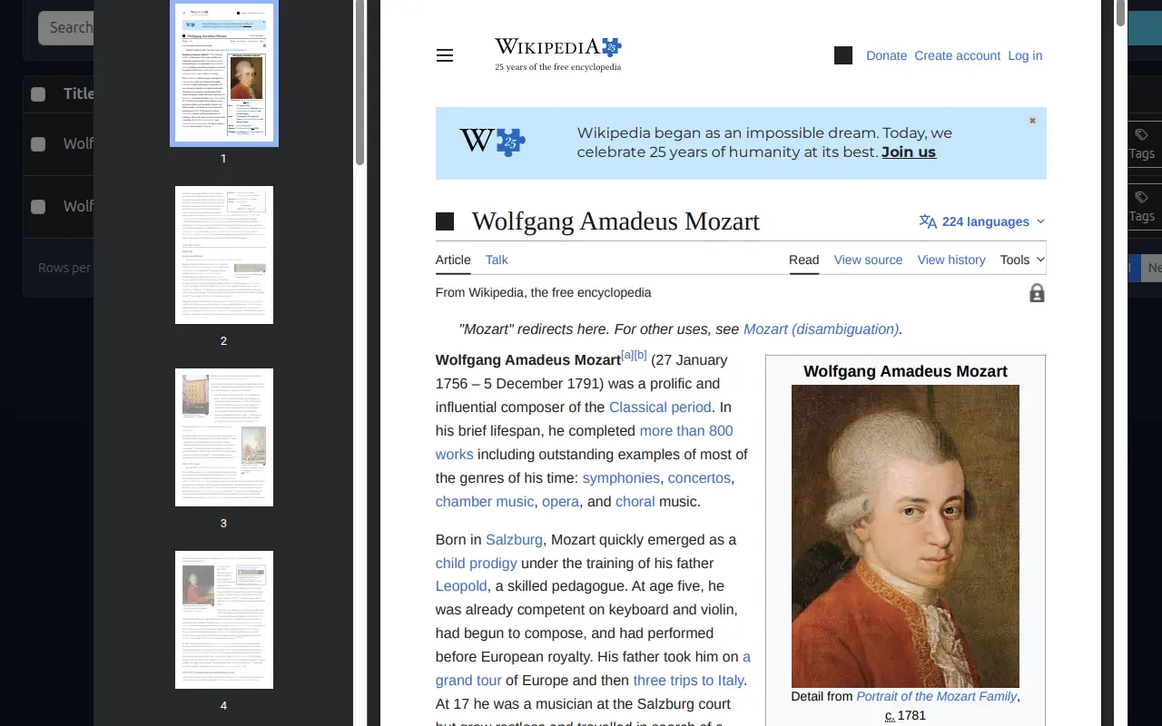 Screenshot 1 of PageToSave