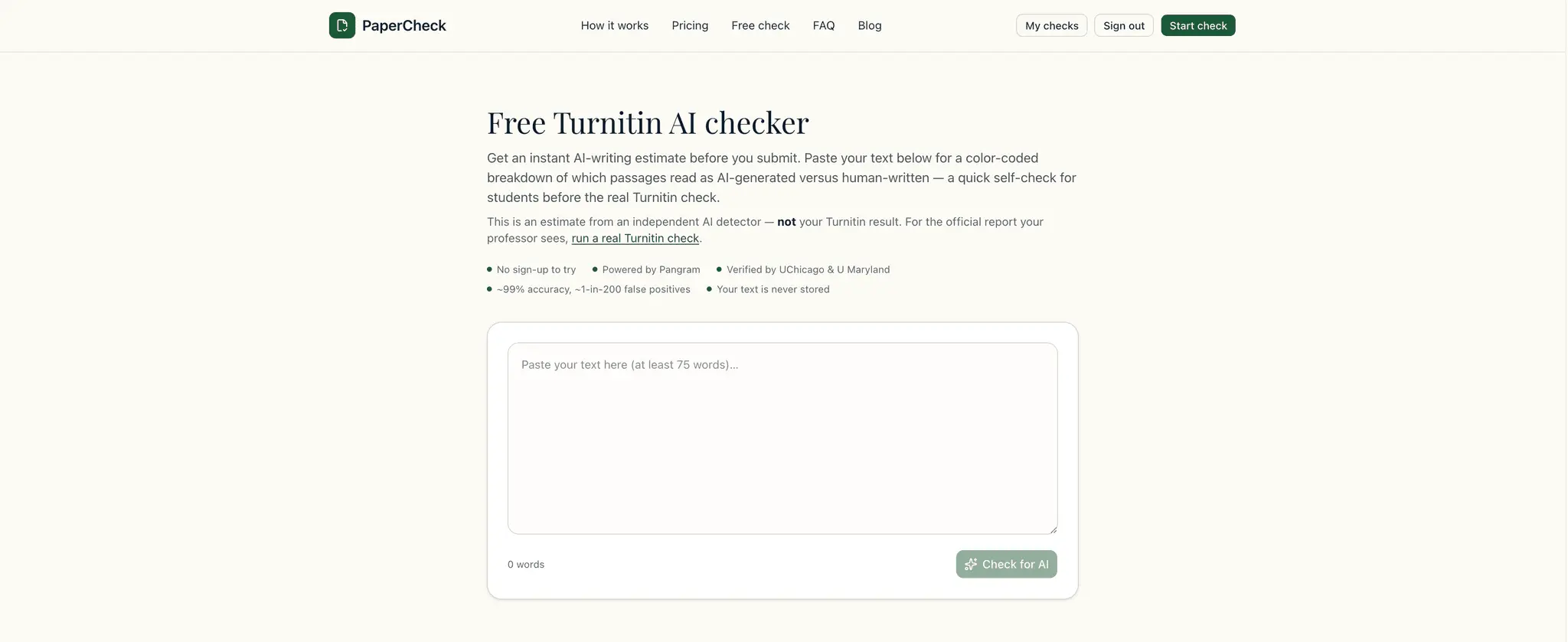Screenshot 5 of Turnitin AI Checker