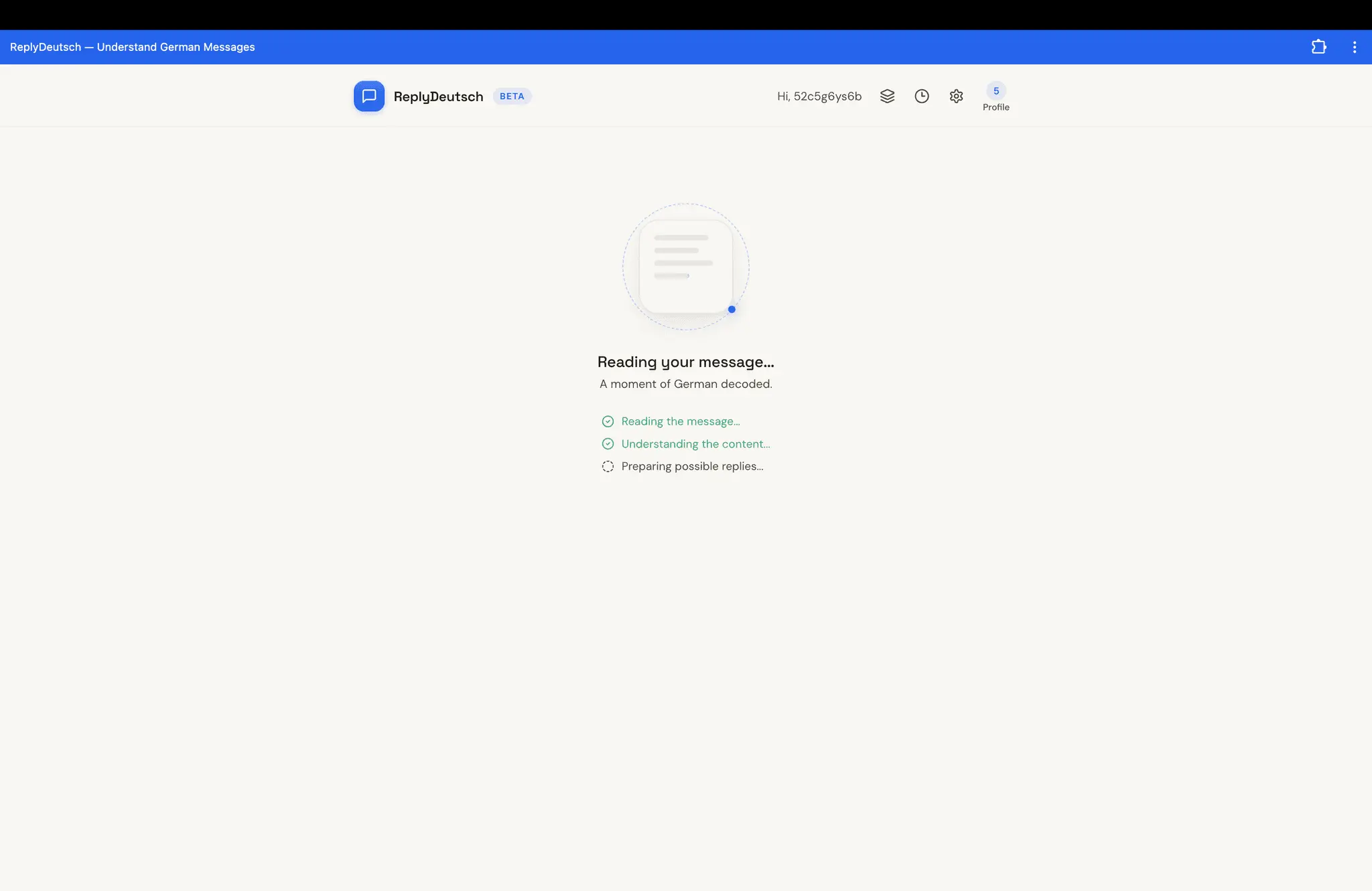 Screenshot 3 of Reply Deutsch