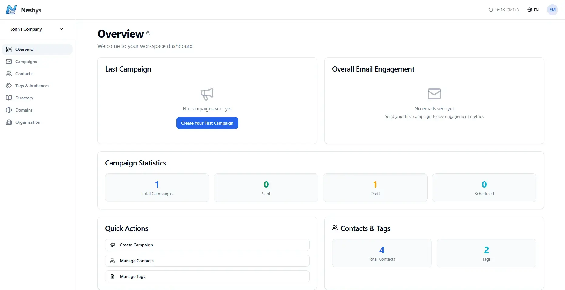 Screenshot 1 of Neshys PR Platform