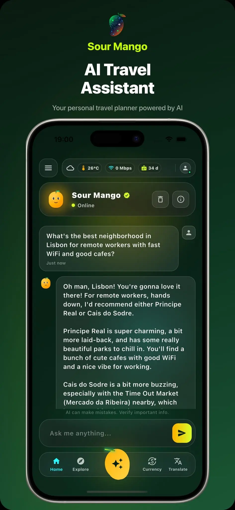 Screenshot 9 of Sour Mango: AI Travel Companion