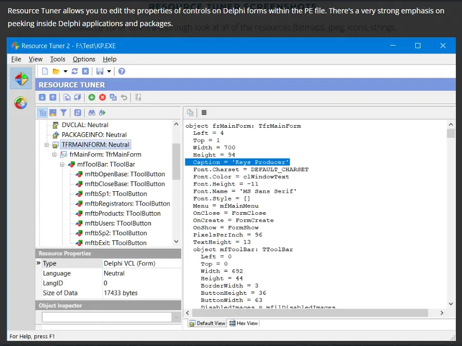 Screenshot 2 of Resource Tuner