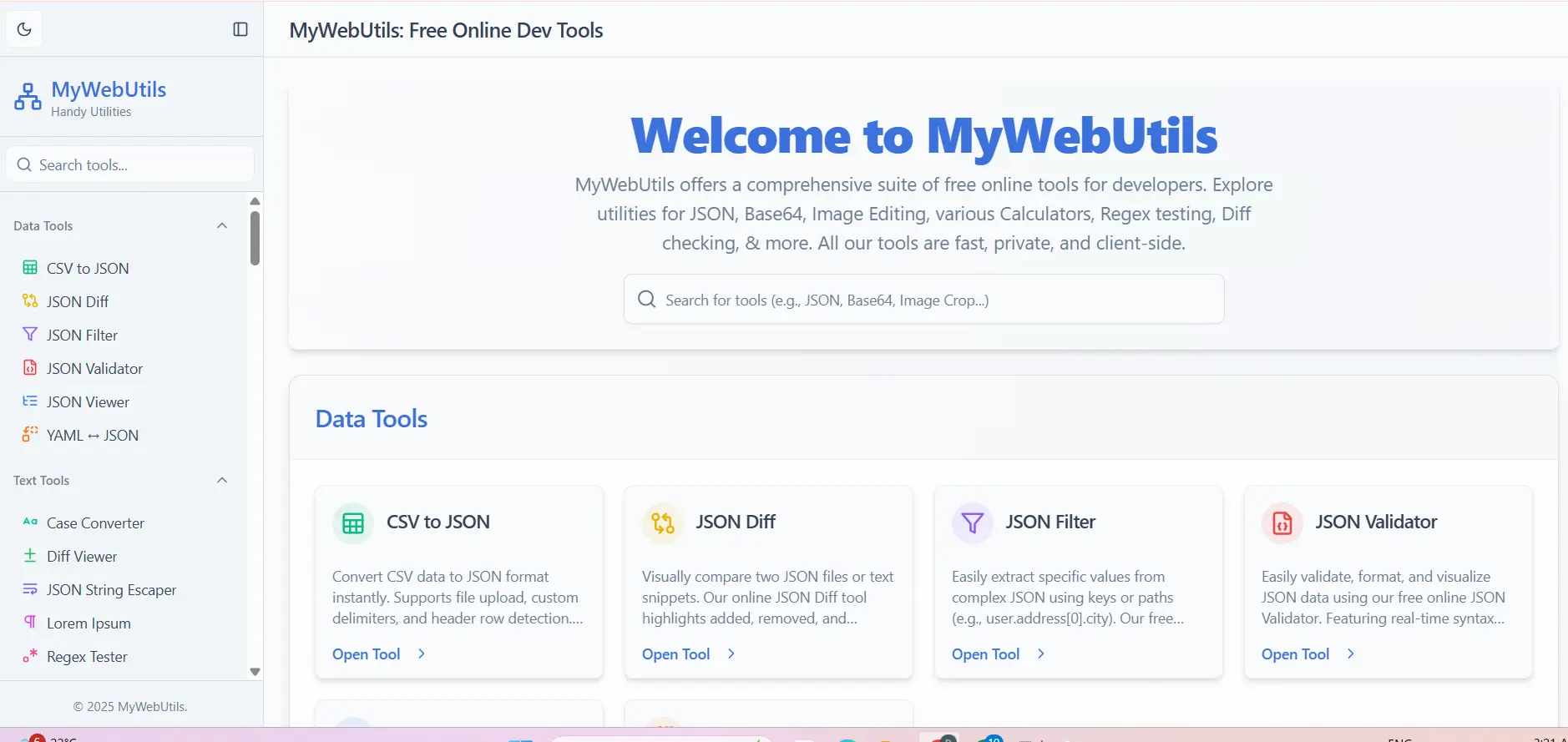 Screenshot 1 of MyWebUtils