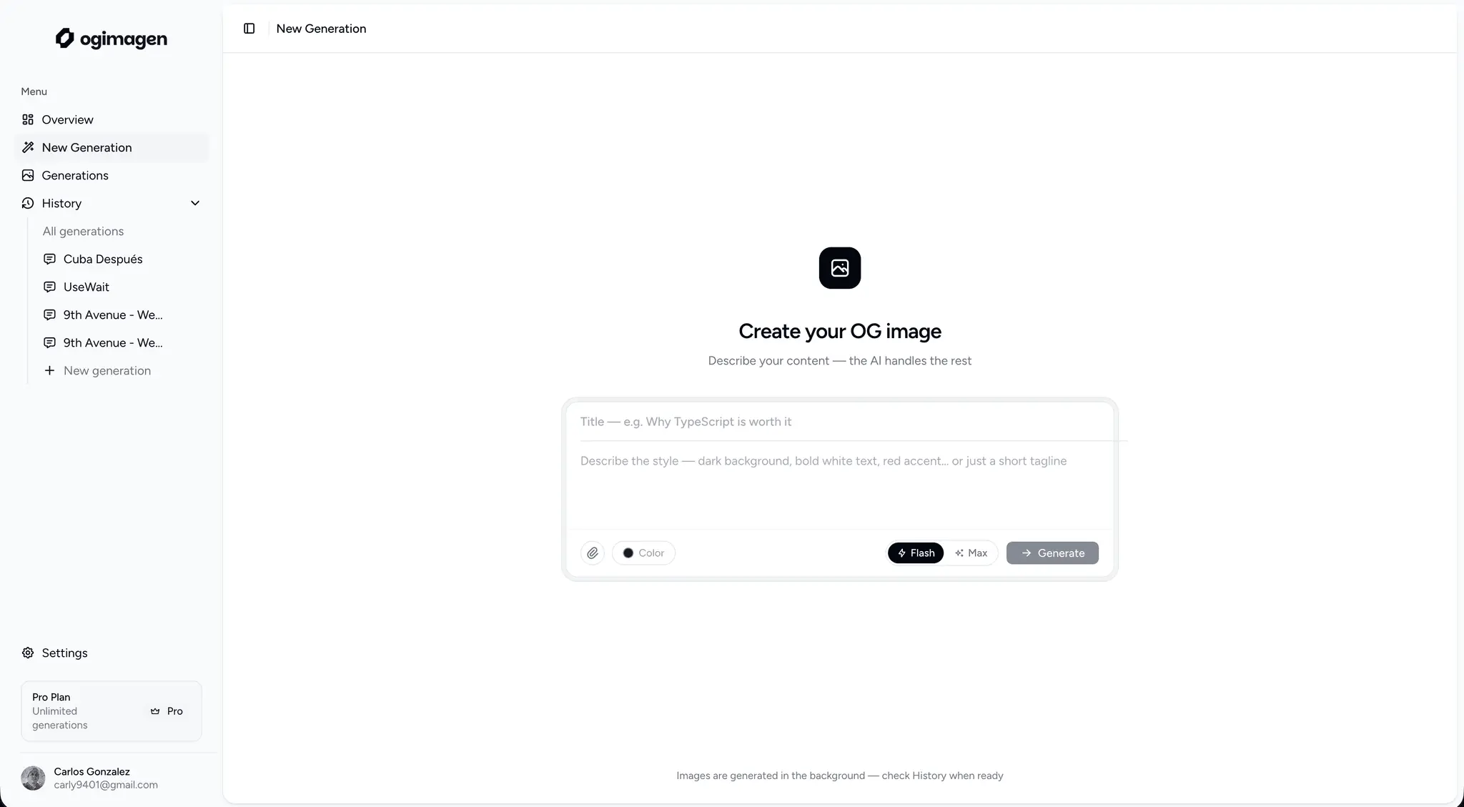 Screenshot 4 of OGImagen