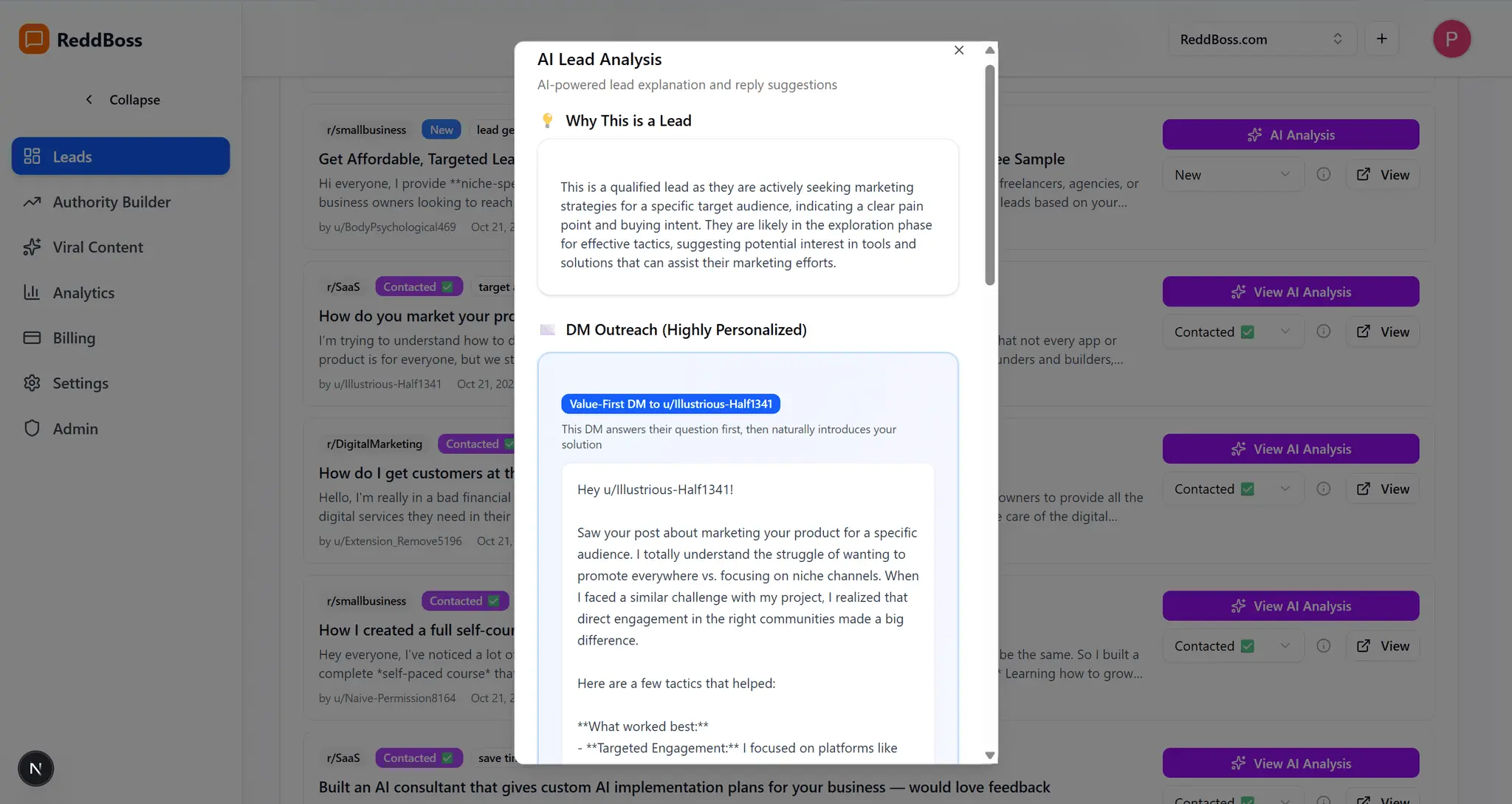 Screenshot 4 of ReddBoss