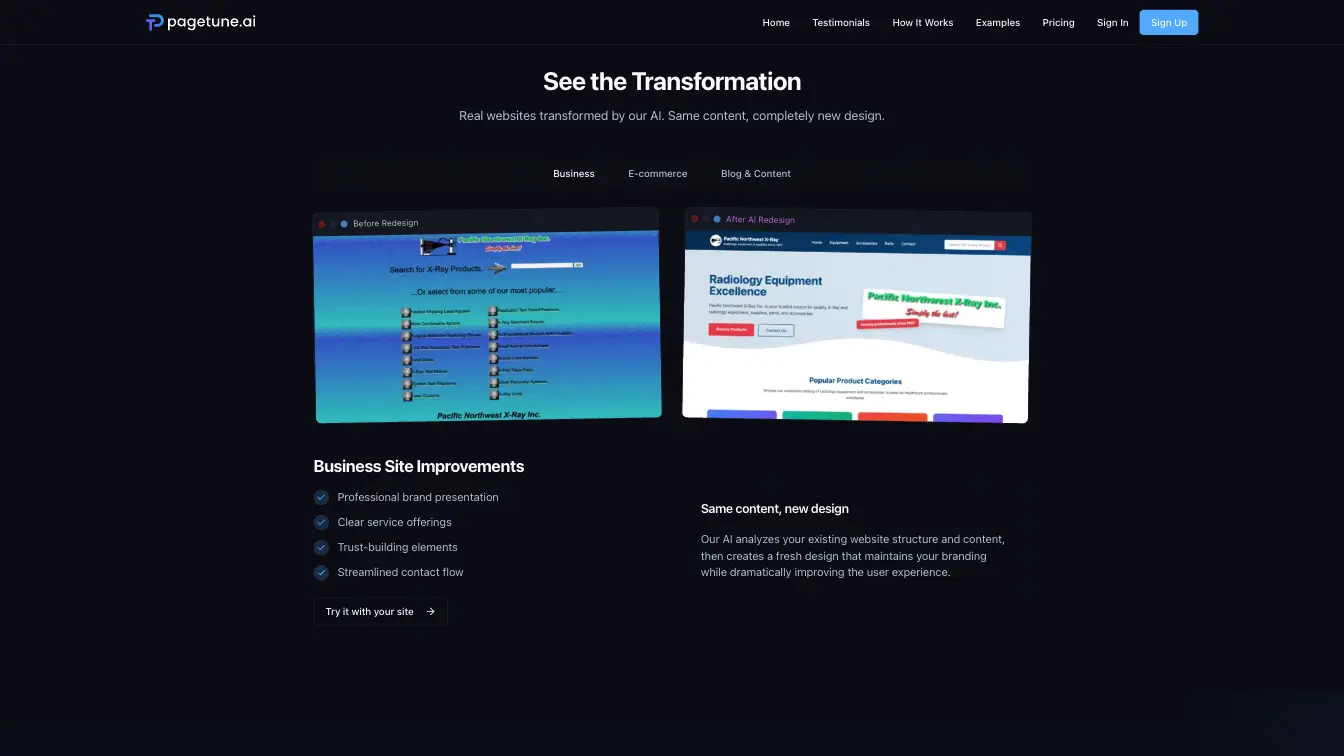 Screenshot 1 of PageTune