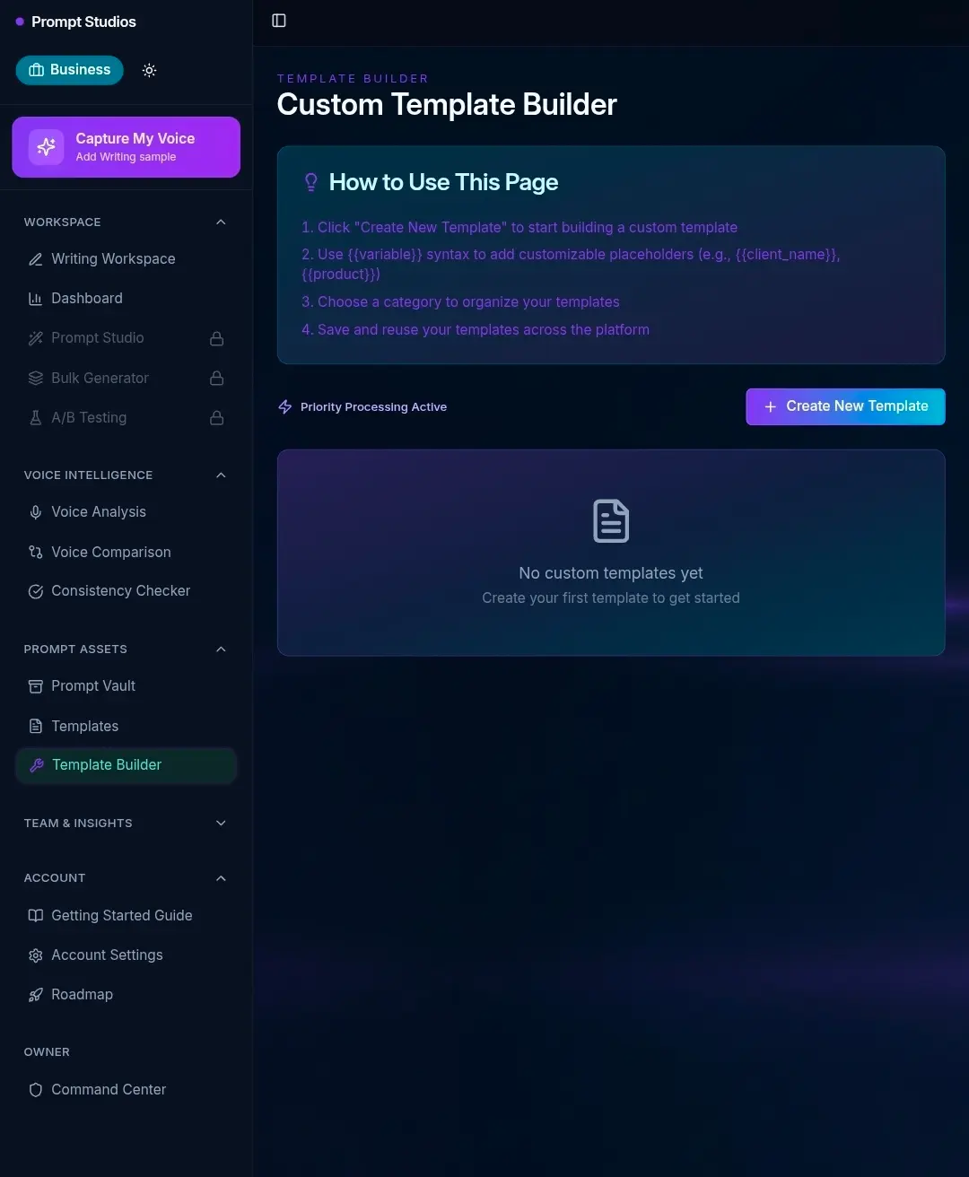 Screenshot 5 of PromptForge
