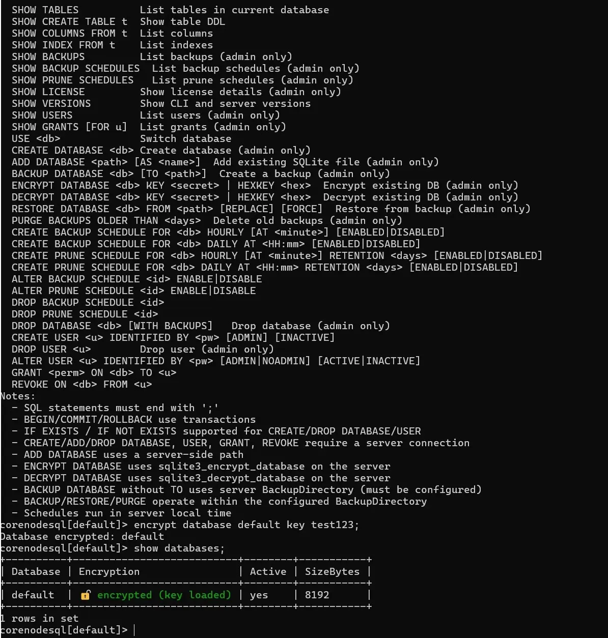 Screenshot 5 of CoreNodeSQL